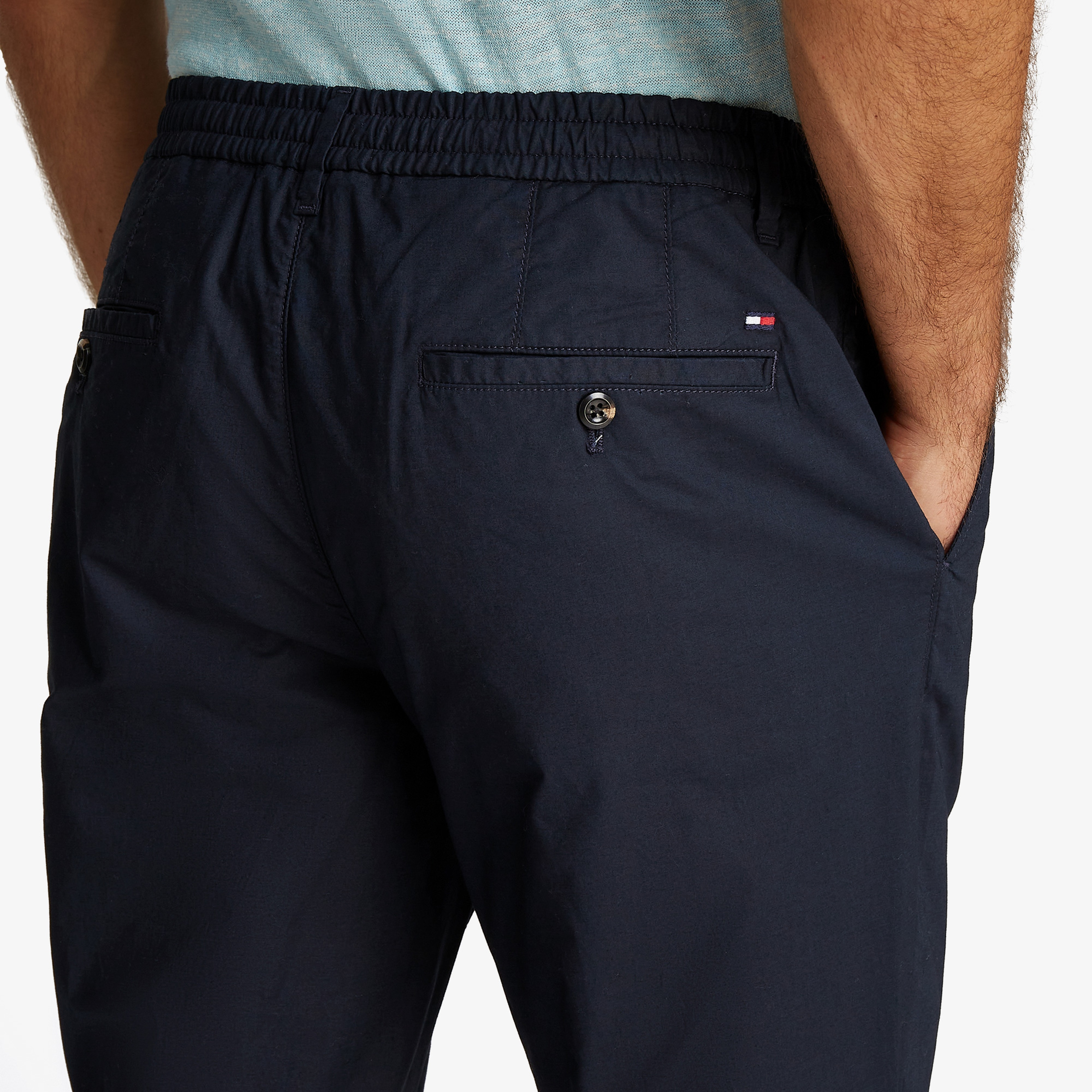 Tommy Hilfiger Denton Papertouch Erkek Mavi Pantolon