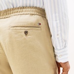 Tommy Hilfiger Harlem Sorona Linen Erkek Bej Pantolon