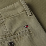 Tommy Hilfiger Murray Herringbone Chino Erkek Yeşil Pantolon