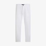 Tommy Hilfiger Murray Herringbone Chino Erkek Beyaz Pantolon