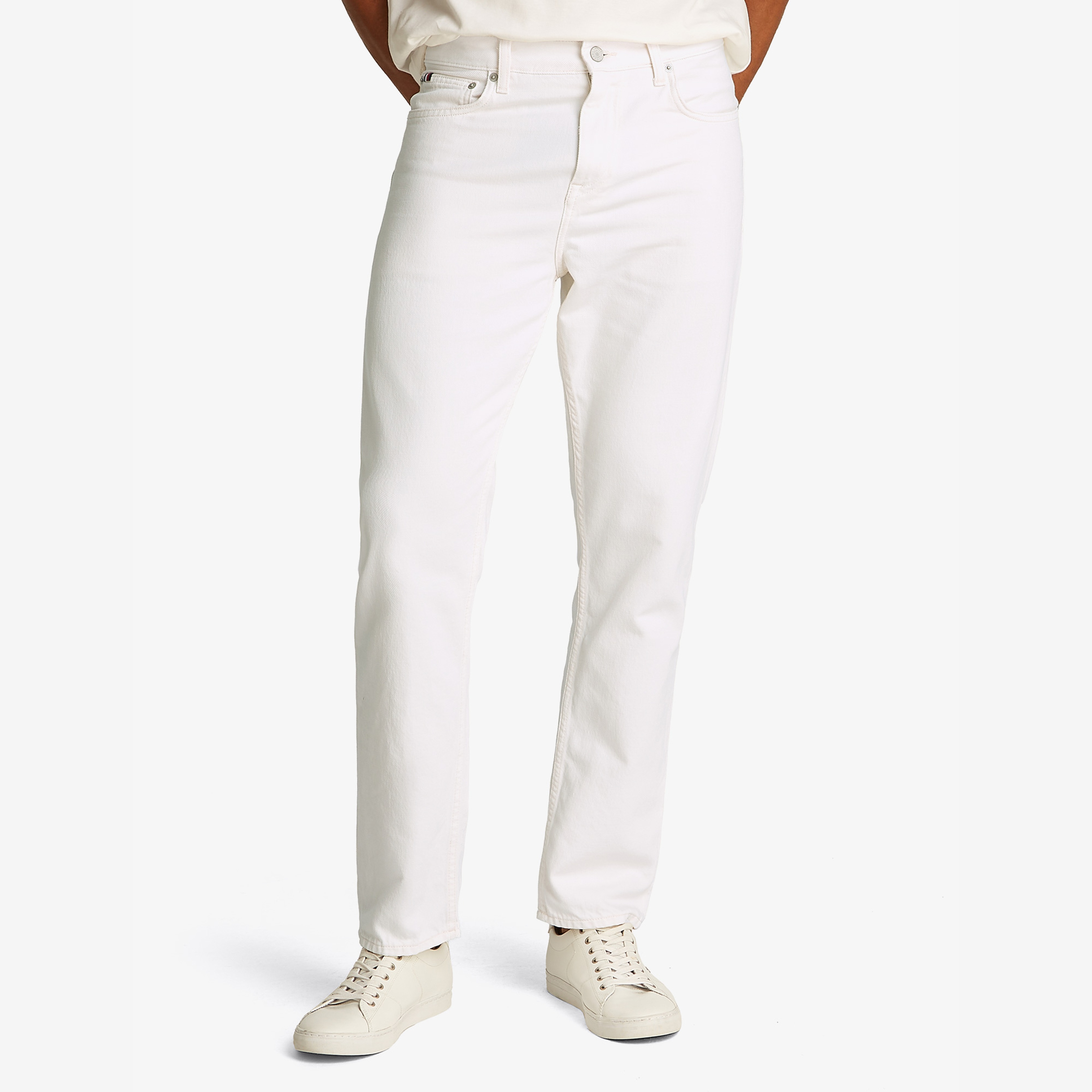 Tommy Hilfiger Regular Mercer Rgd Ecru Erkek Lacivert Jean