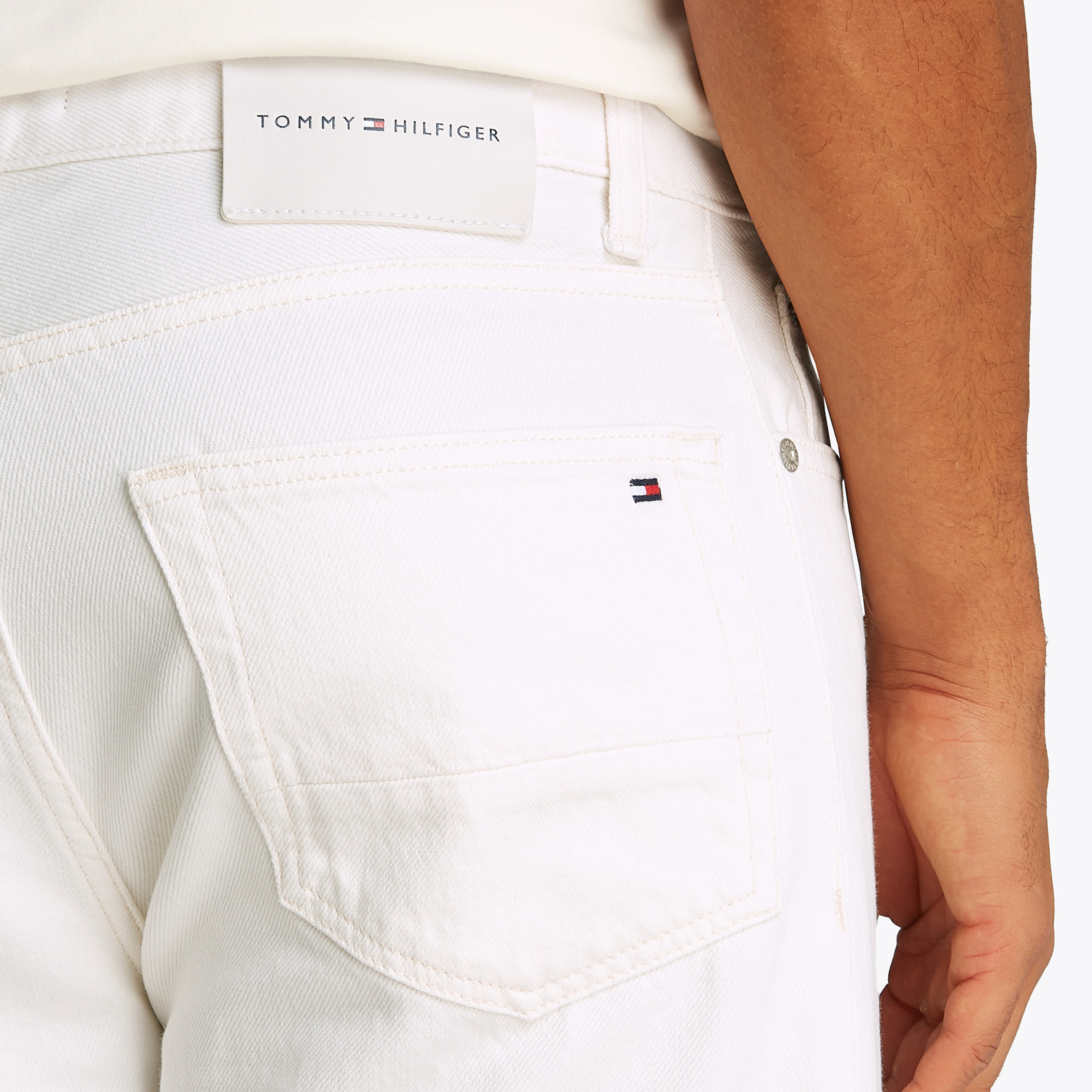 Tommy Hilfiger Regular Mercer Rgd Ecru Erkek Lacivert Jean