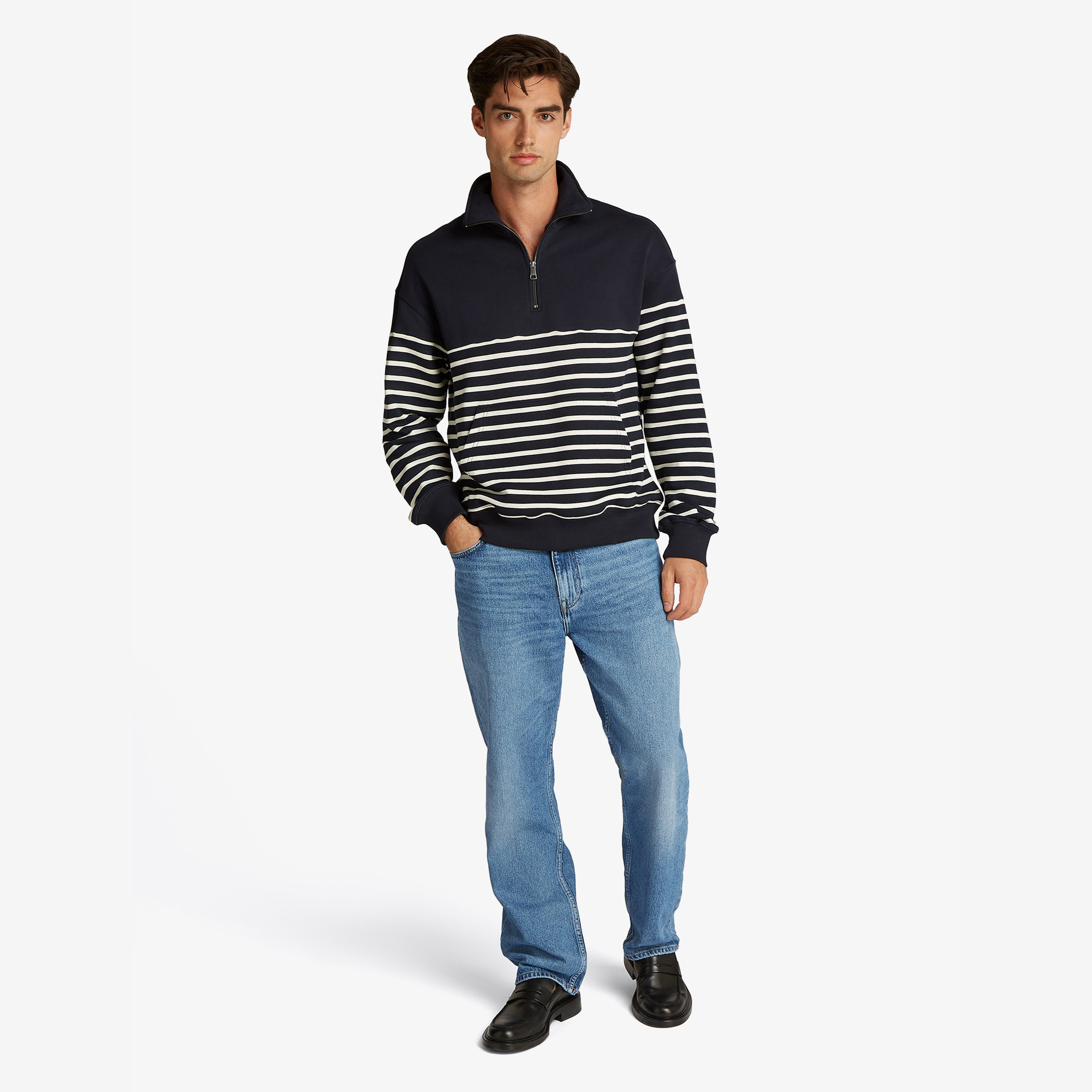 Tommy Hilfiger Relaxed River Rgd Carol Indigo Erkek Lacivert Jean