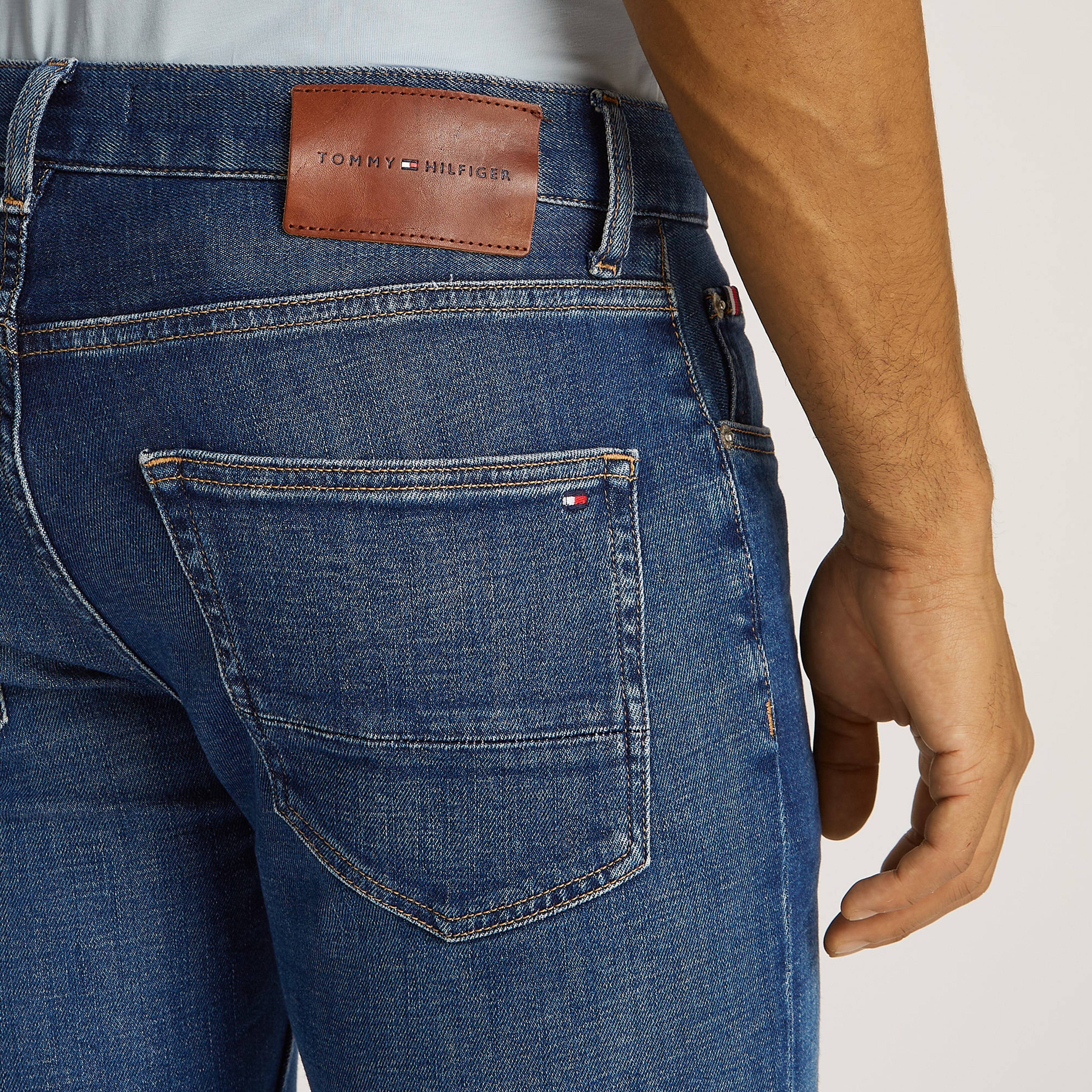 Tommy Hilfiger Erkek Mavi Pantolon