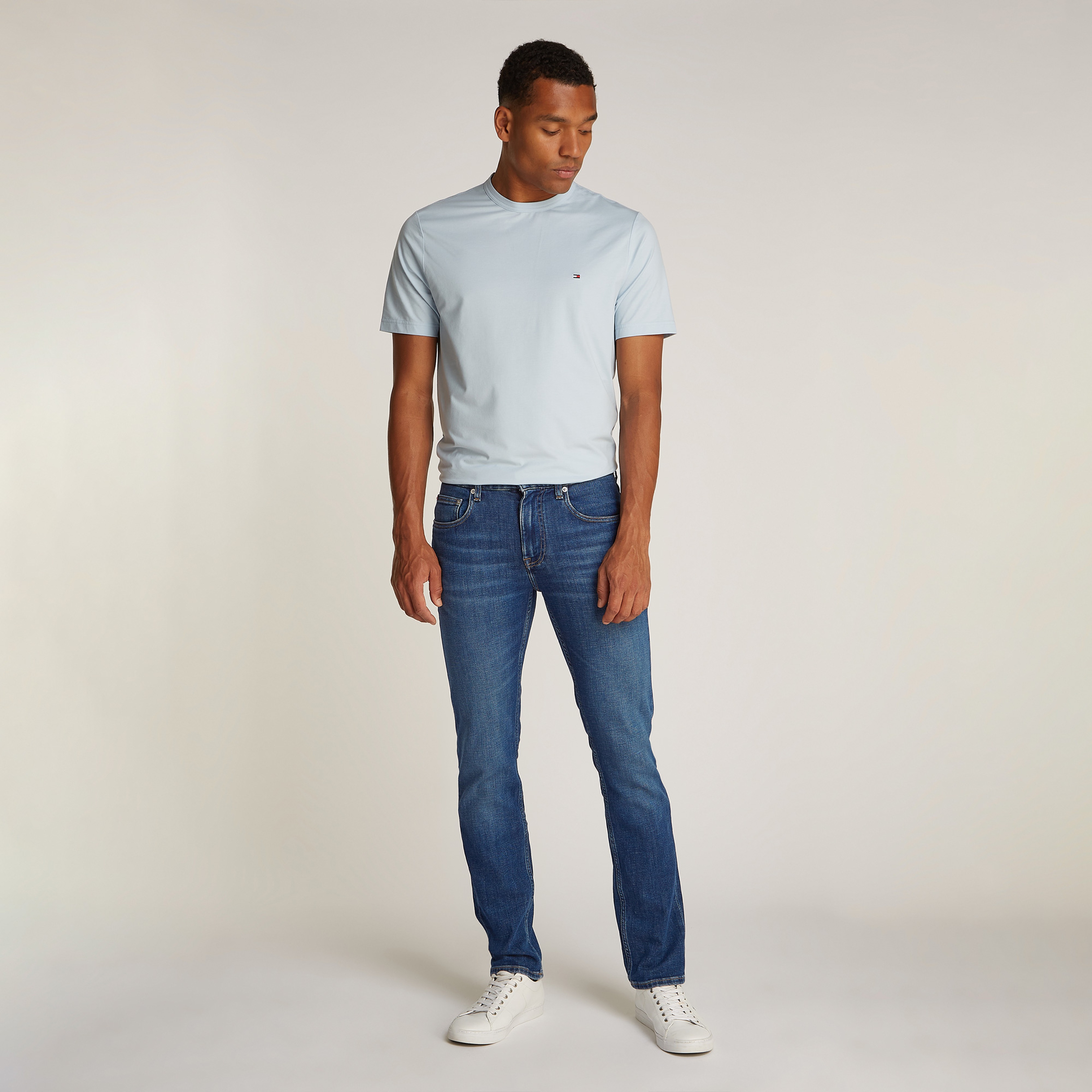 Tommy Hilfiger Erkek Mavi Pantolon