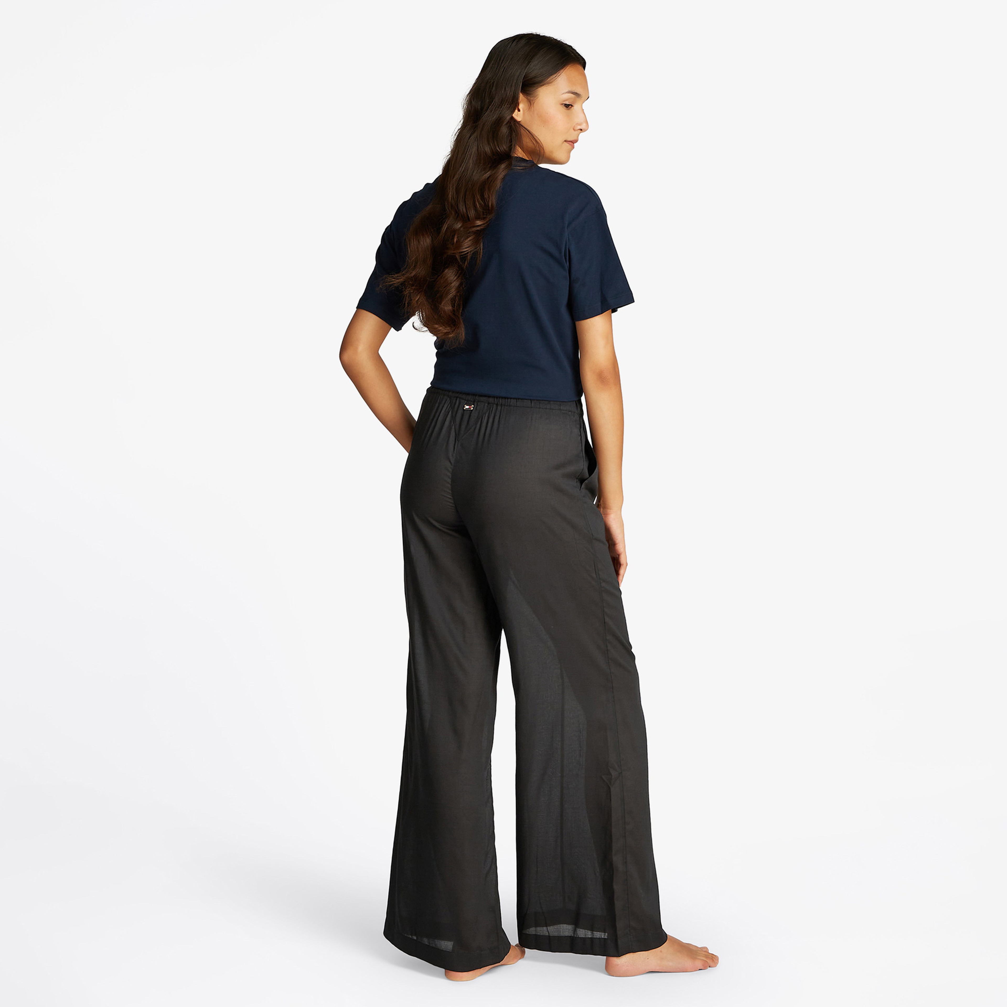 Tommy Hilfiger Long Kadın Siyah Pantolon