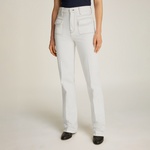 Tommy Hilfiger Relaxed Bootcut Hw Clr Kadın Beyaz Jean