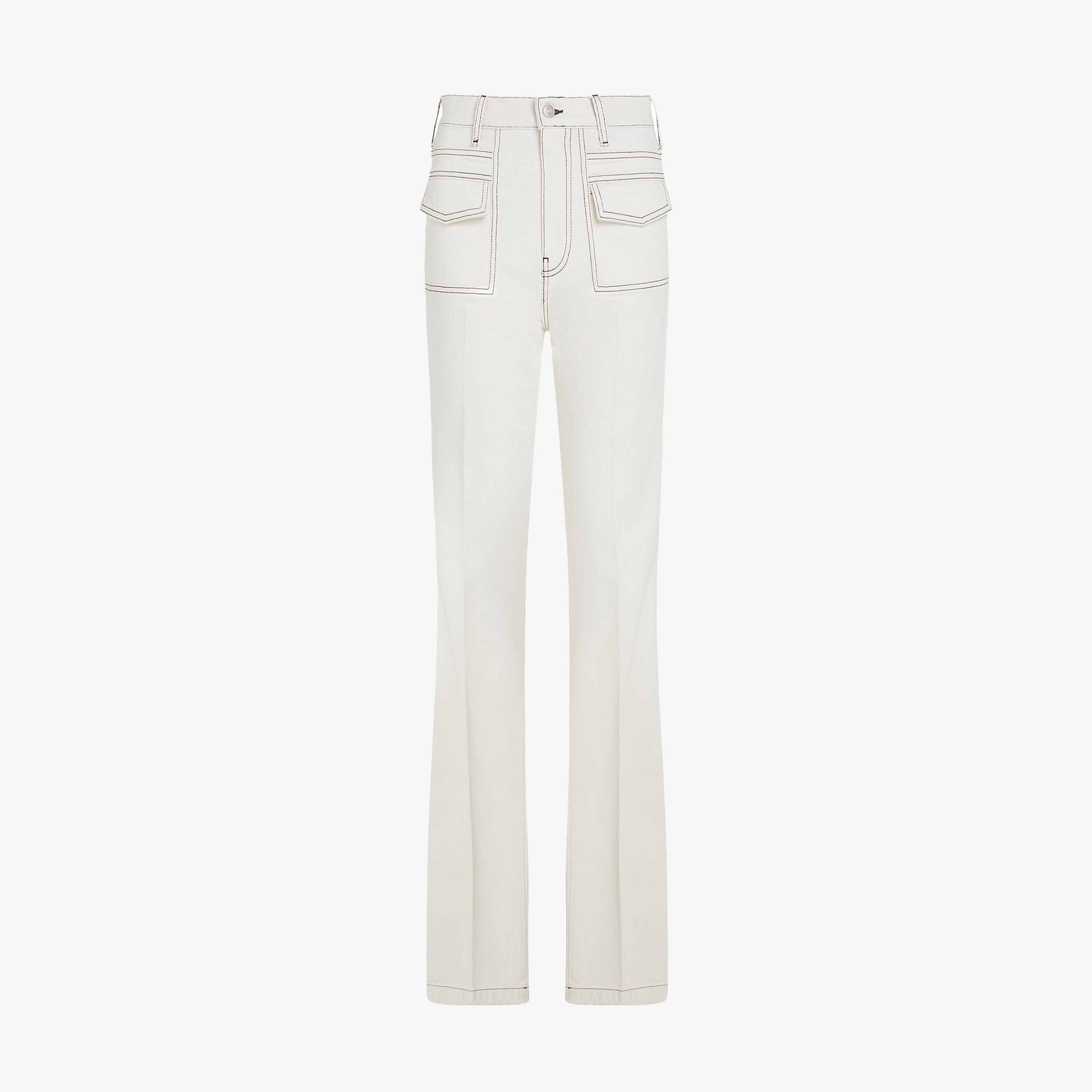 Tommy Hilfiger Relaxed Bootcut Hw Clr Kadın Beyaz Jean