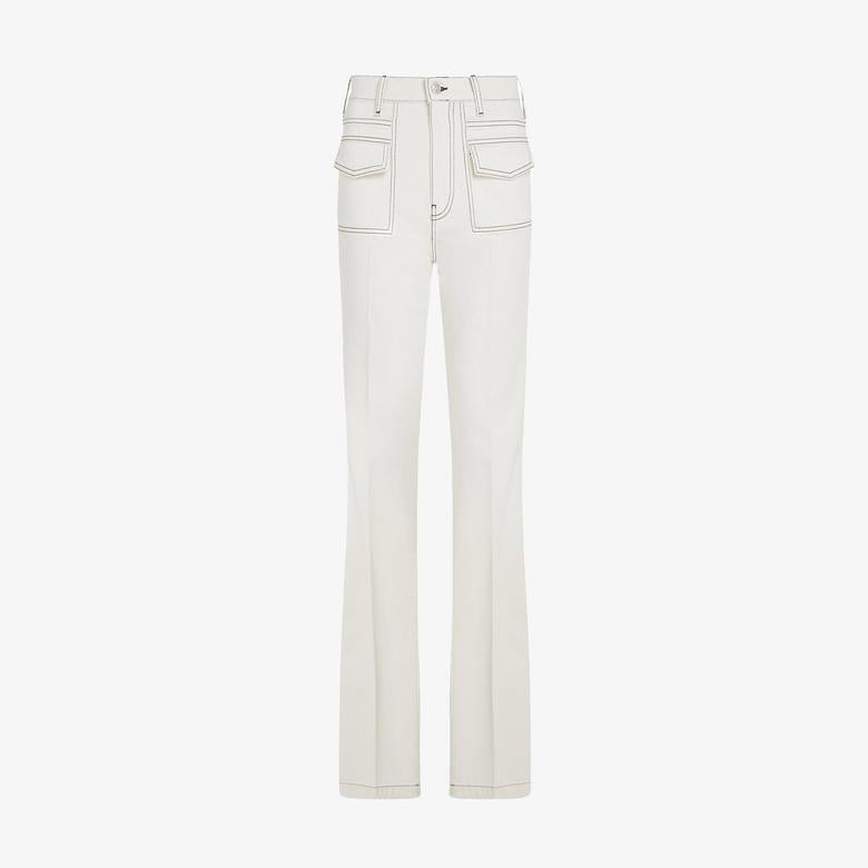 Tommy Hilfiger Relaxed Bootcut Hw Clr Kadın Beyaz Jean
