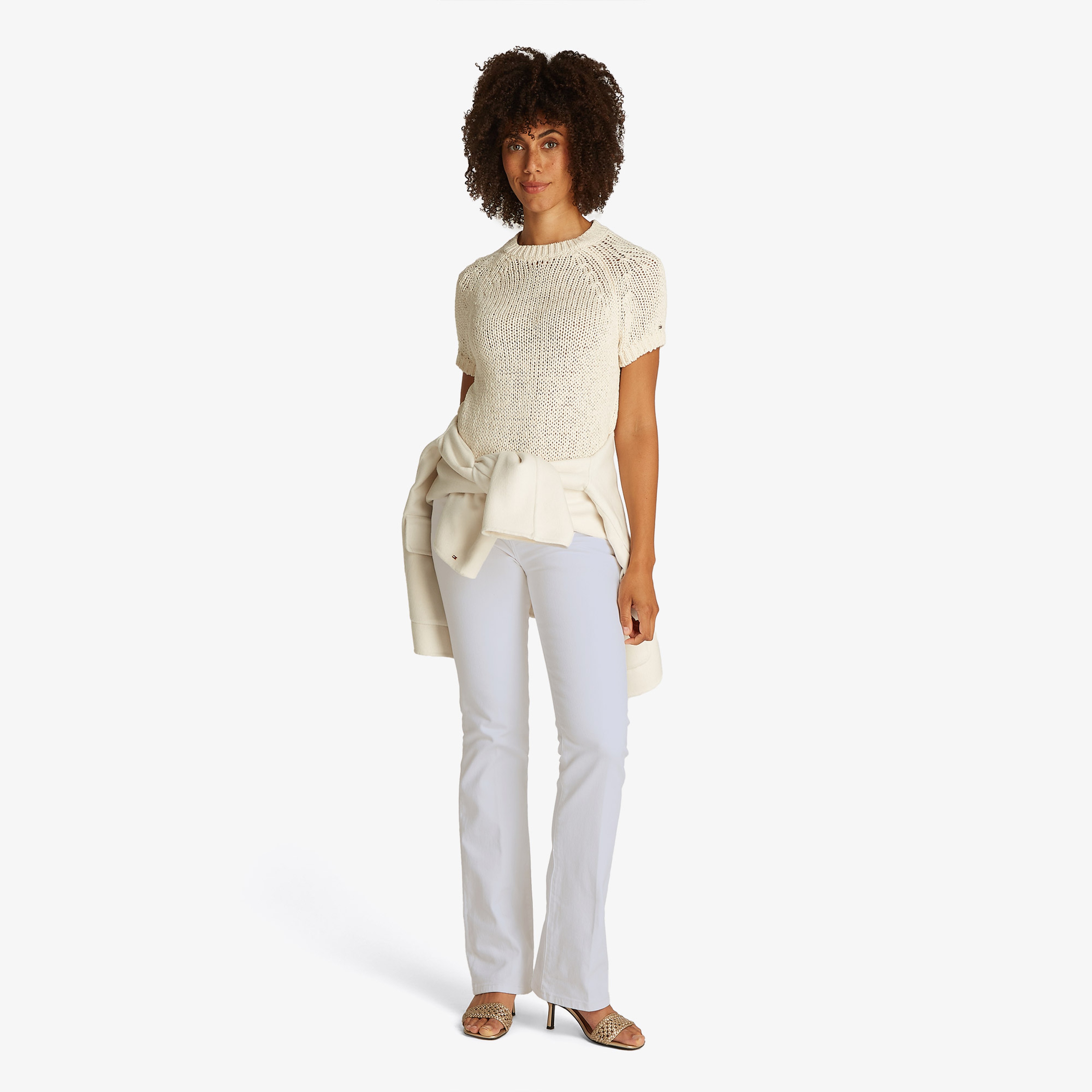 Tommy Hilfiger Bootcut Rw White Kadın Beyaz Jean