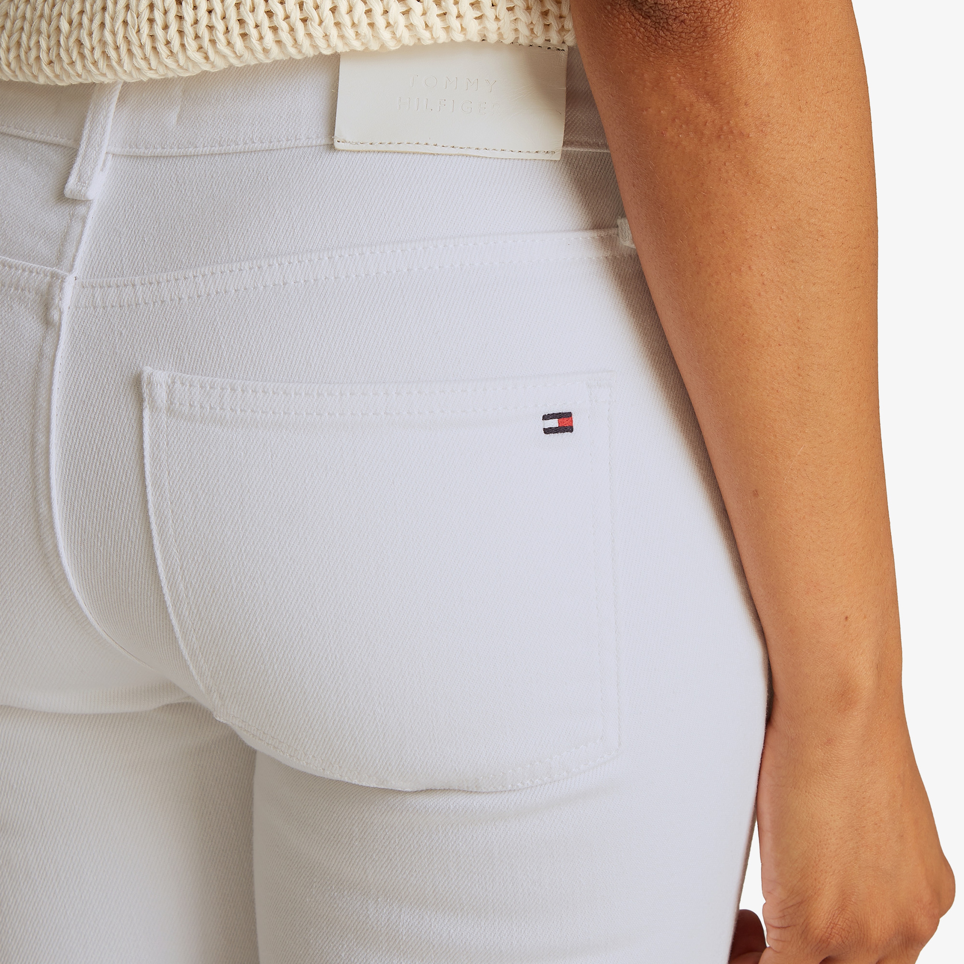 Tommy Hilfiger Bootcut Rw White Kadın Beyaz Jean