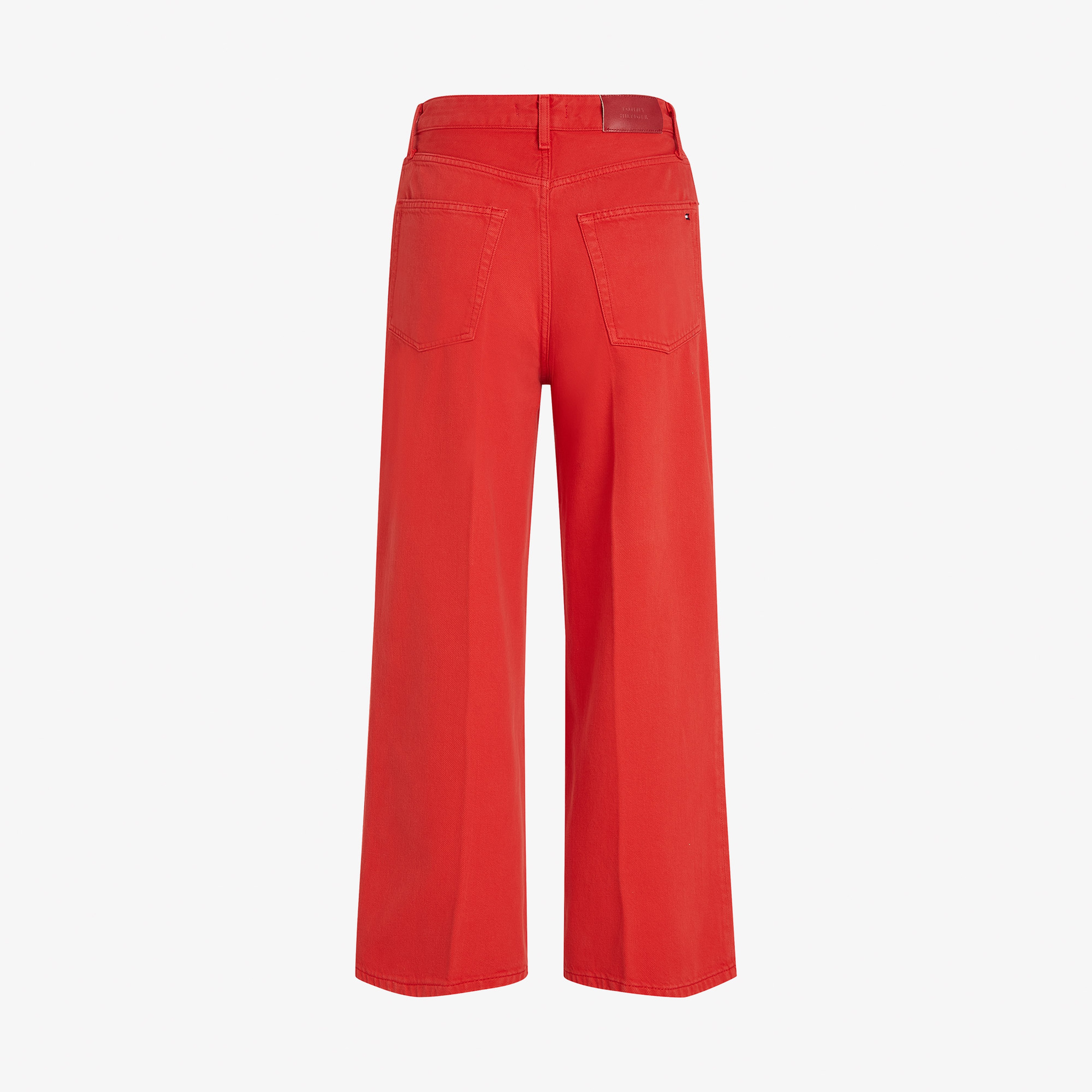 Tommy Hilfiger Wide Leg Hw A Clr Kadın Kırmızı Jean