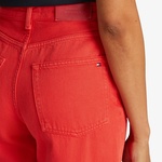 Tommy Hilfiger Wide Leg Hw A Clr Kadın Kırmızı Jean