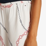Tommy Hilfiger Soft Viscose WovenKadın Beyaz Pantolon