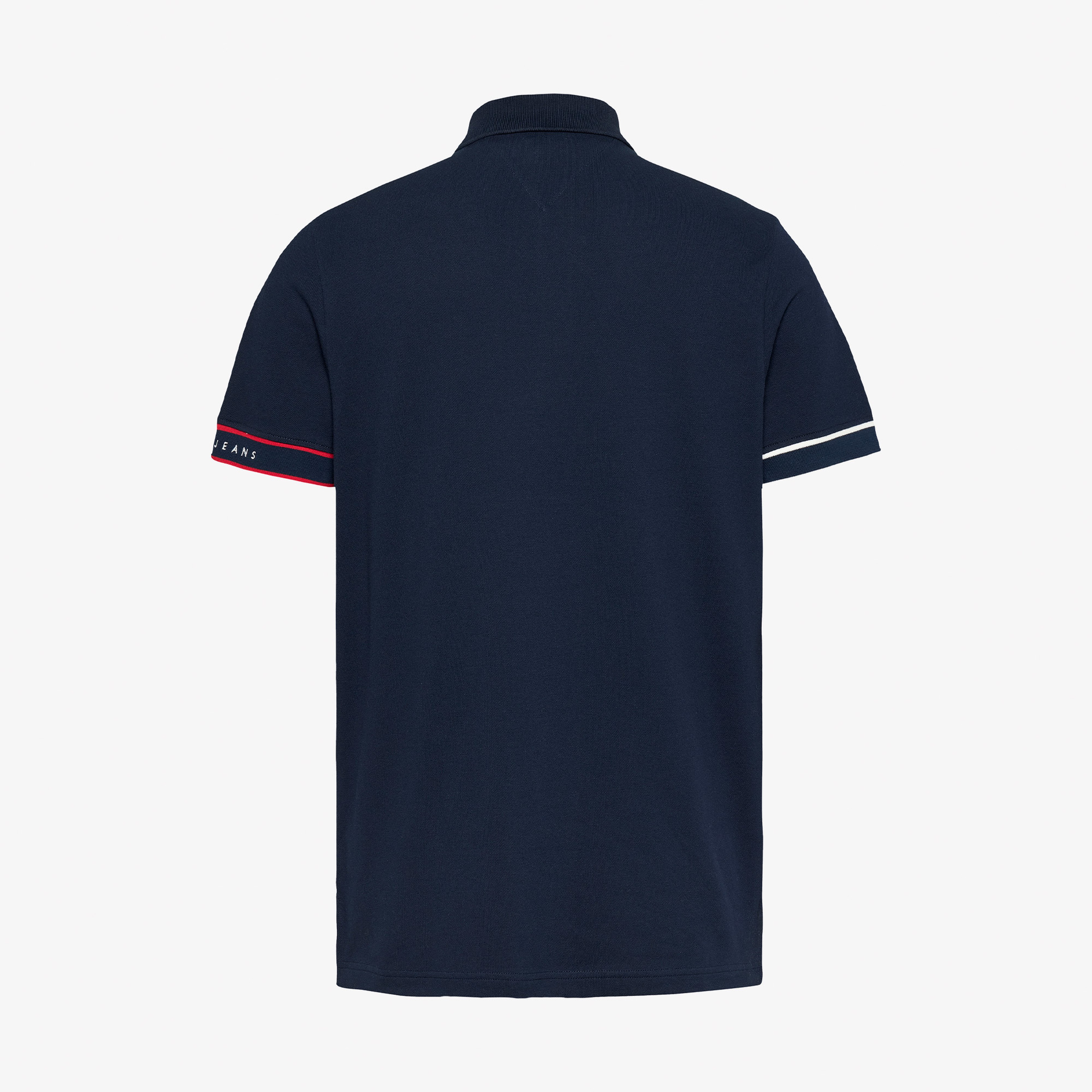 Tommy Jeans Slim Flag Cuff Ext Erkek Lacivert Polo