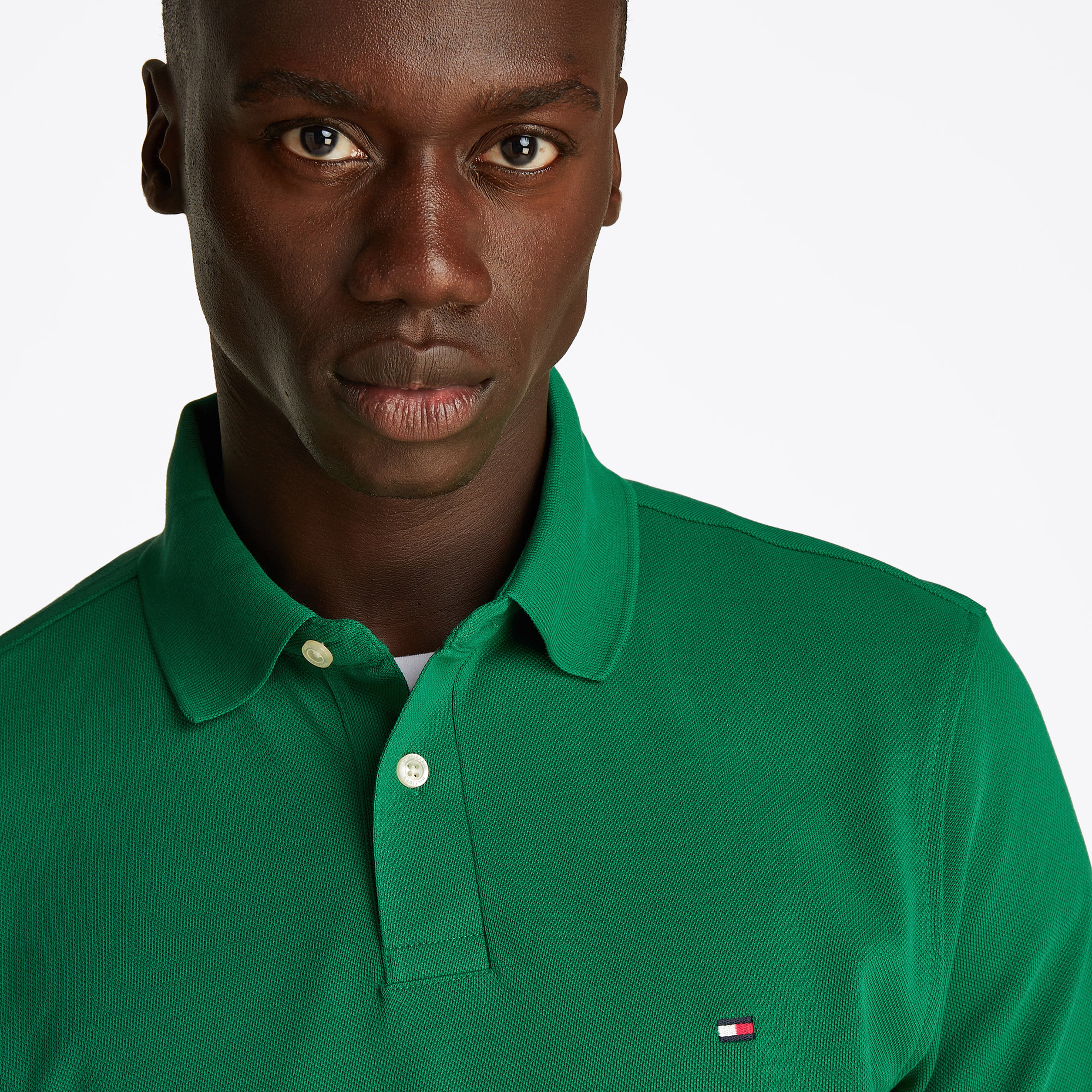 Tommy Hilfiger 1985 Regular Erkek Yeşil Polo