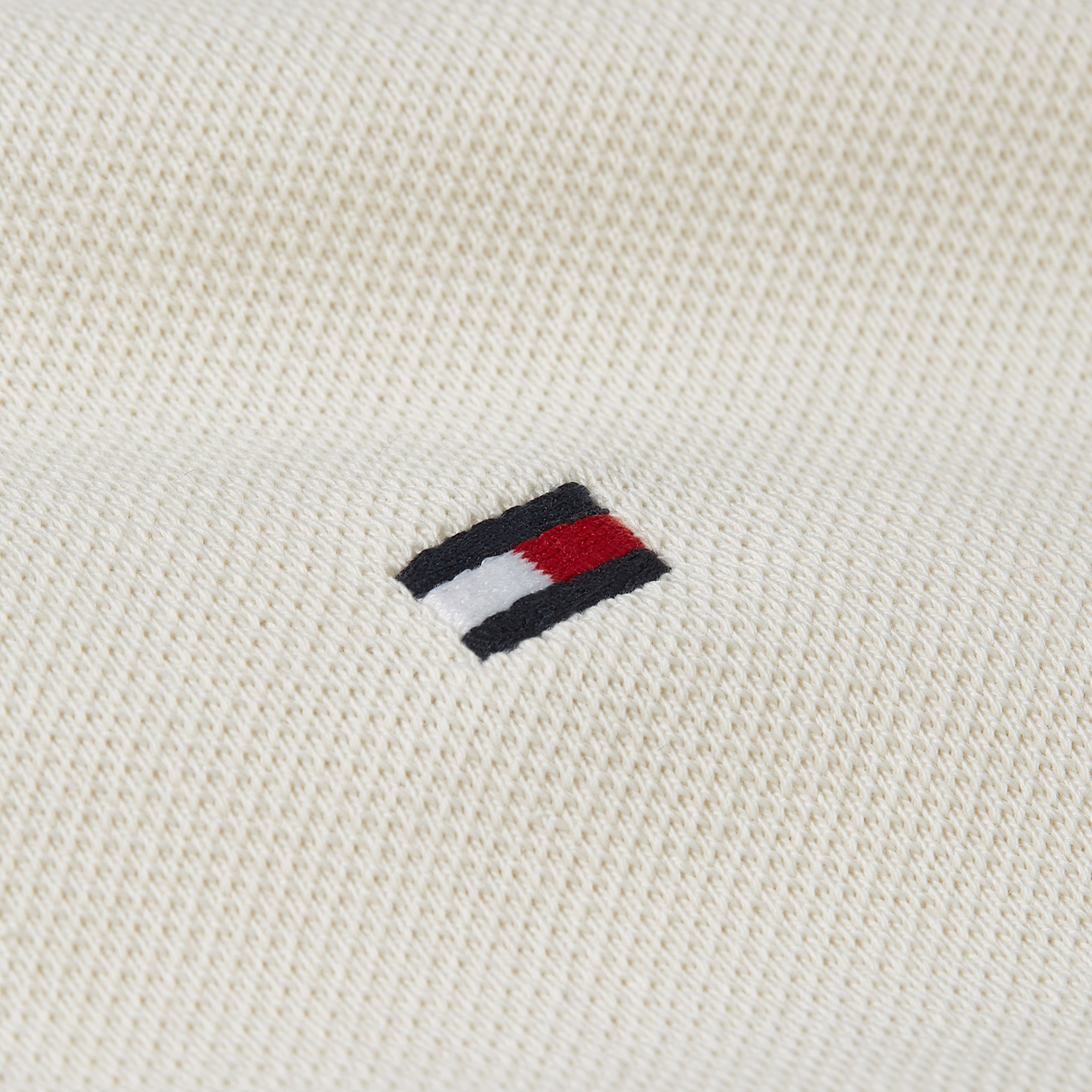 Tommy Hilfiger 1985 Regular Erkek Krem Rengi Polo