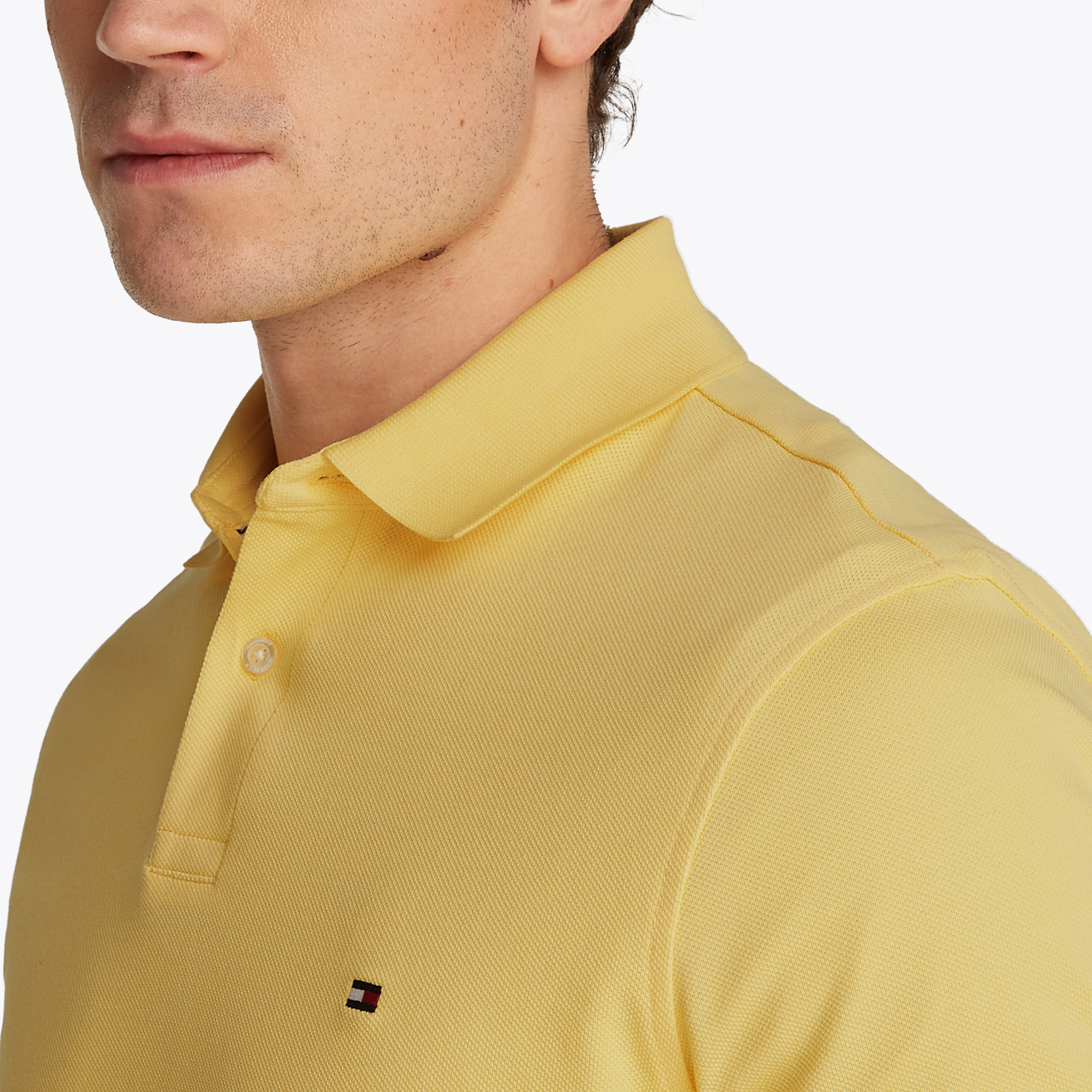 Tommy Hilfiger 1985 Regular Erkek Sarı Polo
