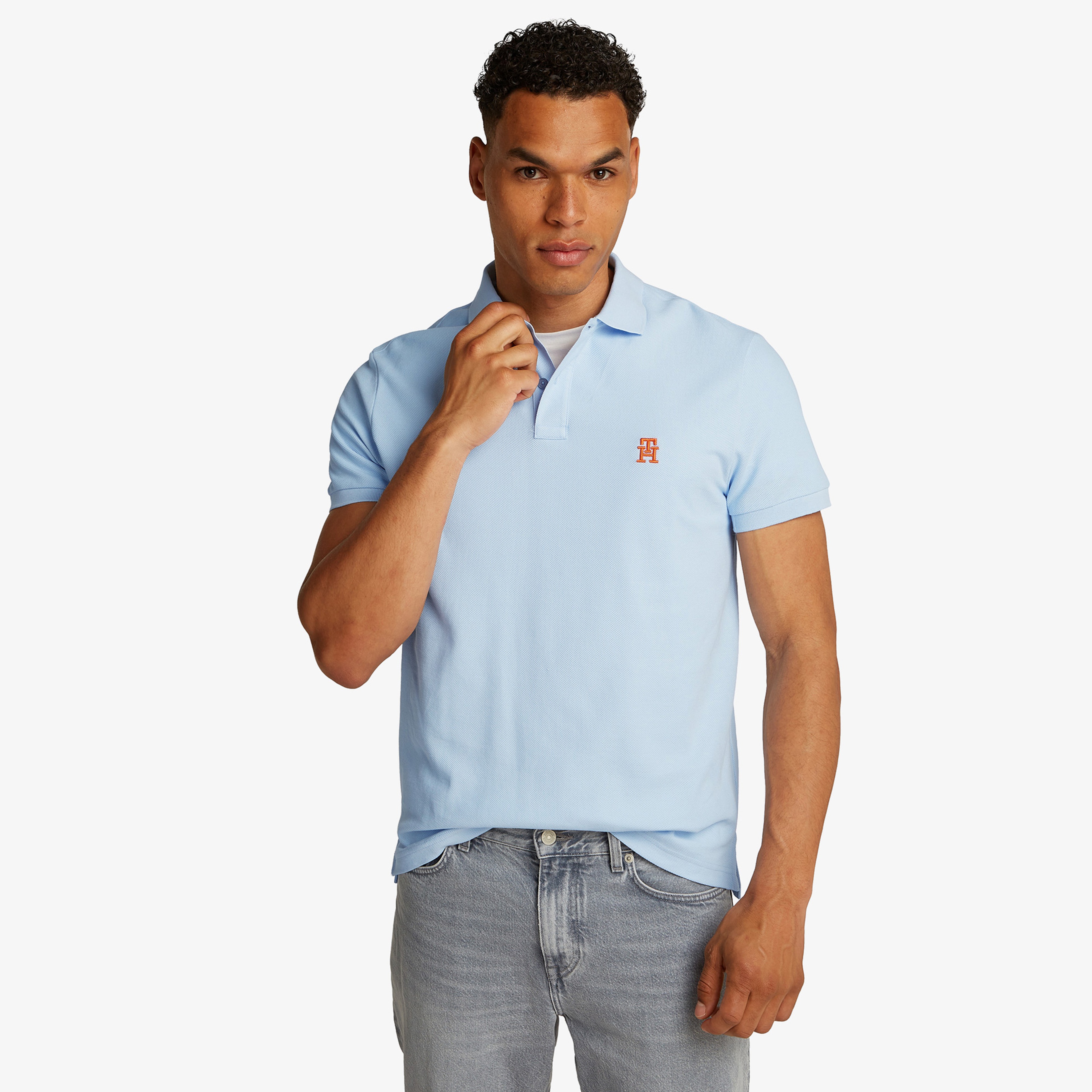 Tommy Hilfiger Imd Reg Erkek Mavi Polo