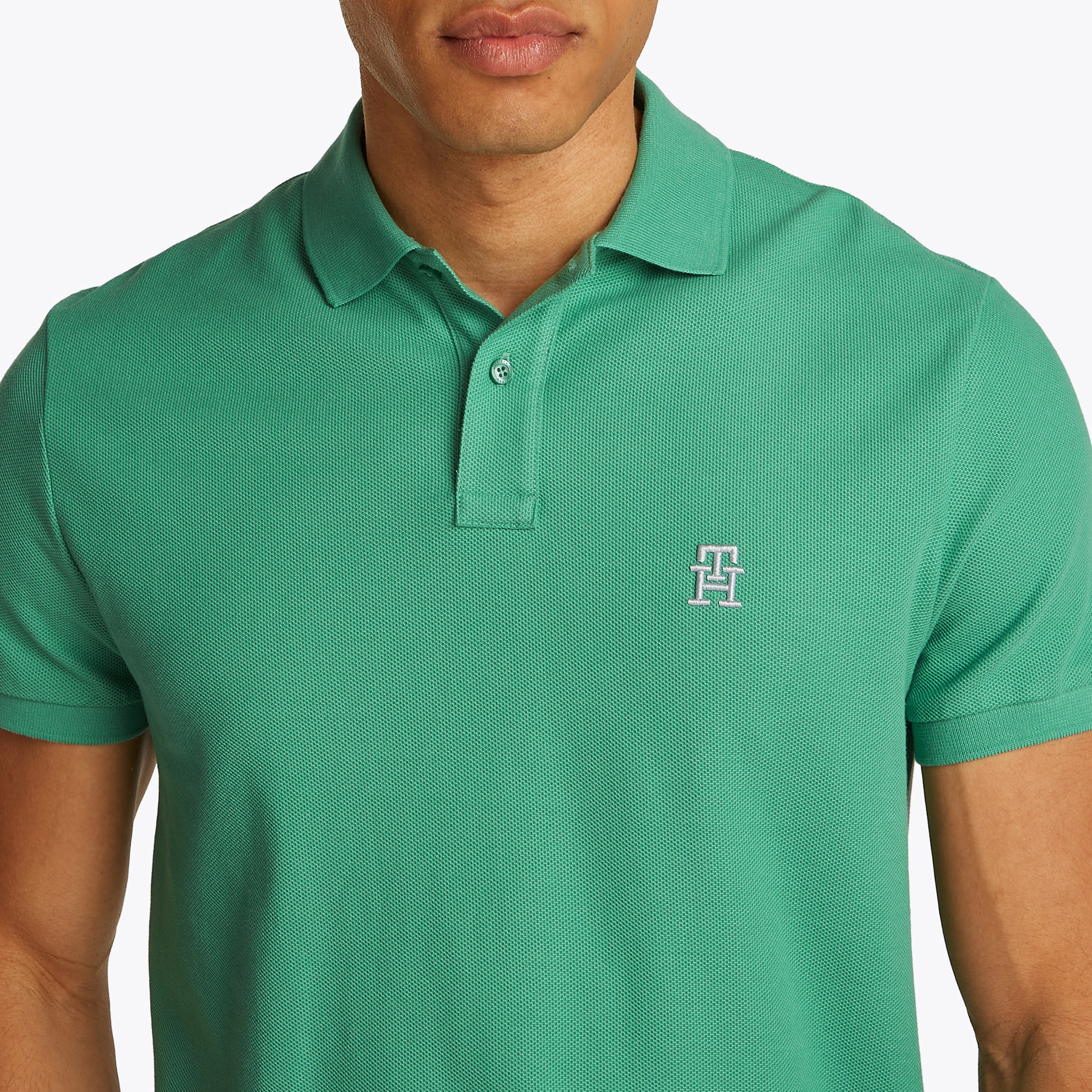 Tommy Hilfiger Imd Reg Erkek Yeşil Polo