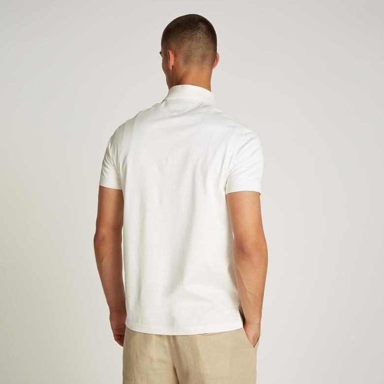 Tommy Hilfiger Erkek Beyaz Polo