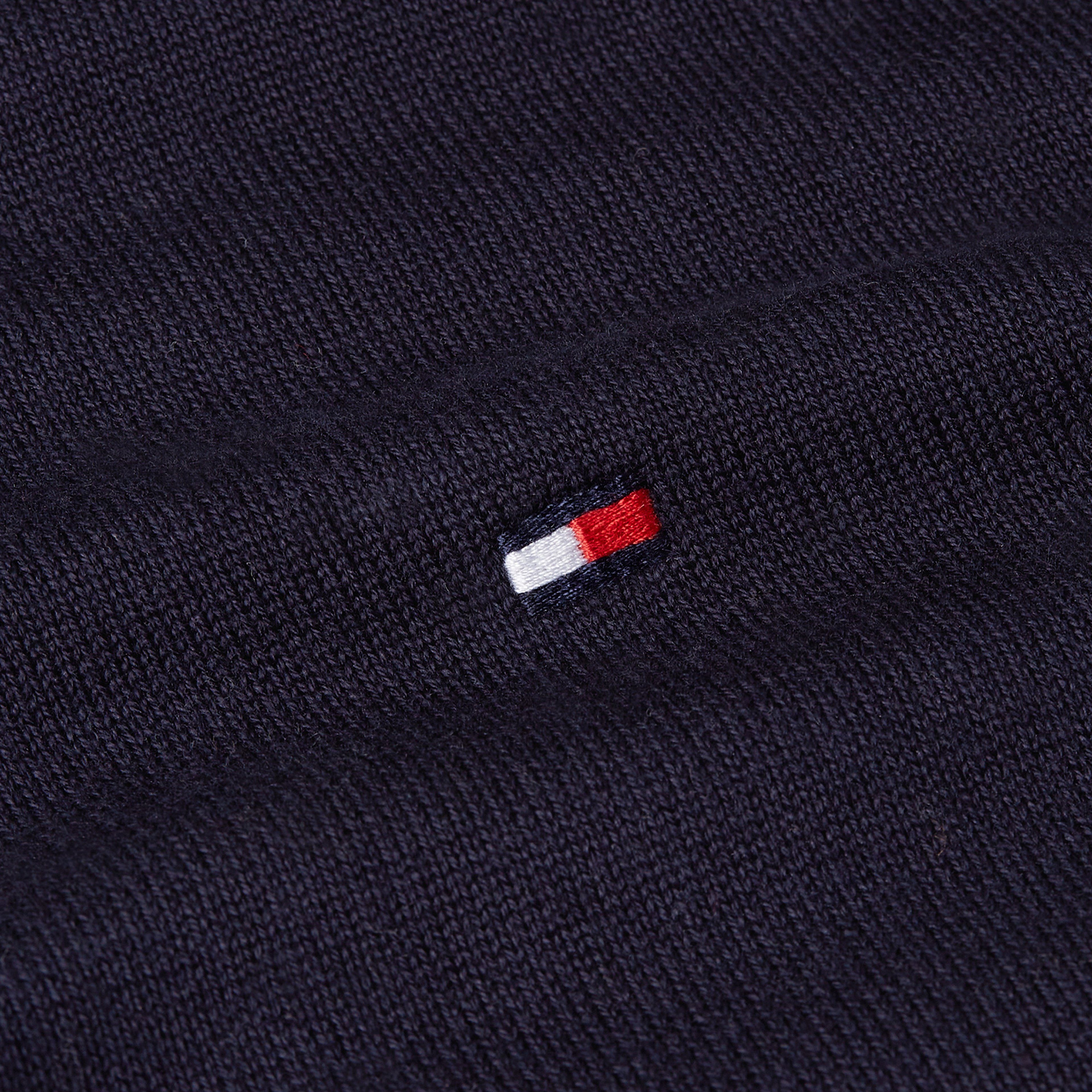 Tommy Hilfiger Essential Cotton Knitted Erkek Lacivert Polo
