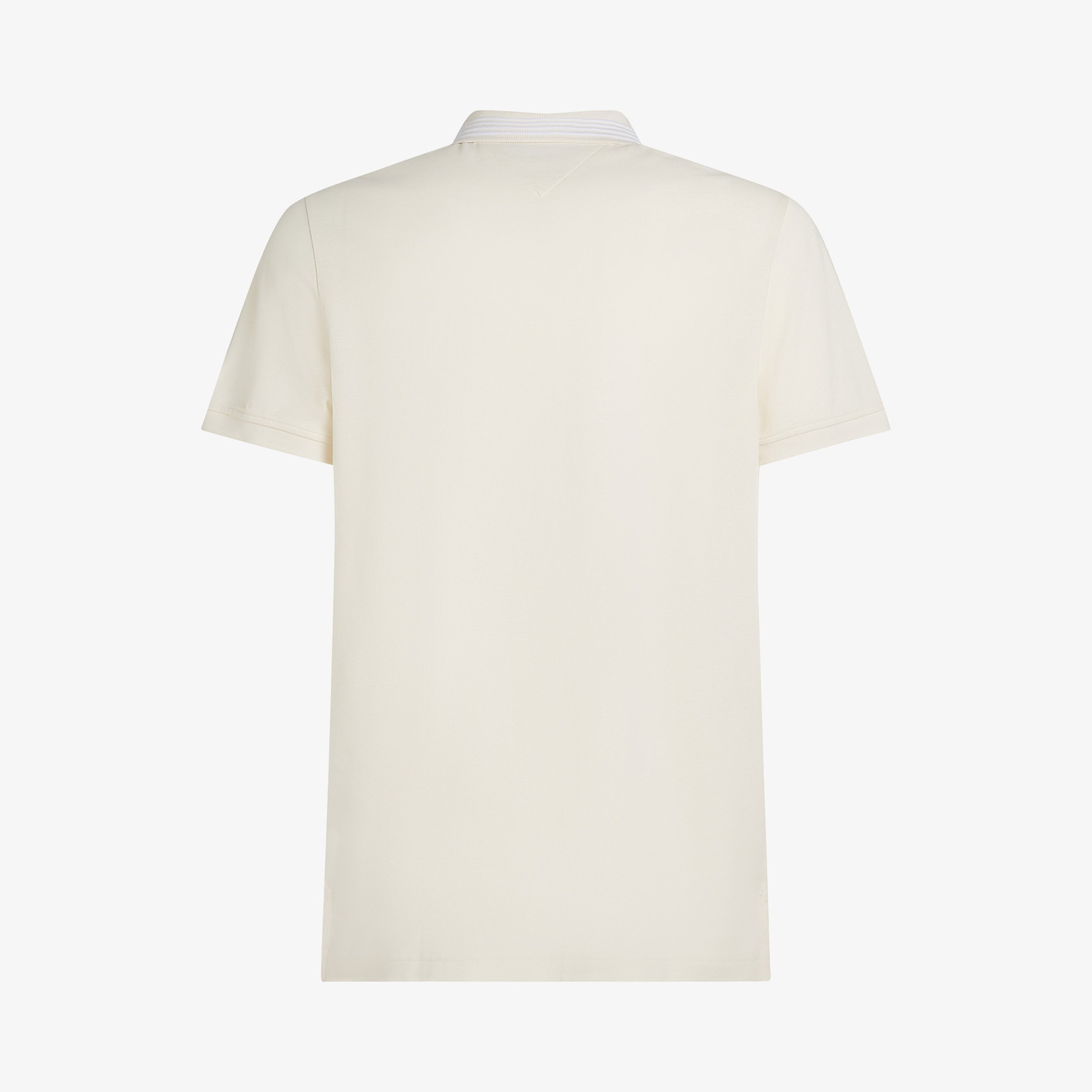 Tommy Hilfiger Mercerised Pique Zip Reg Erkek Sarı Polo