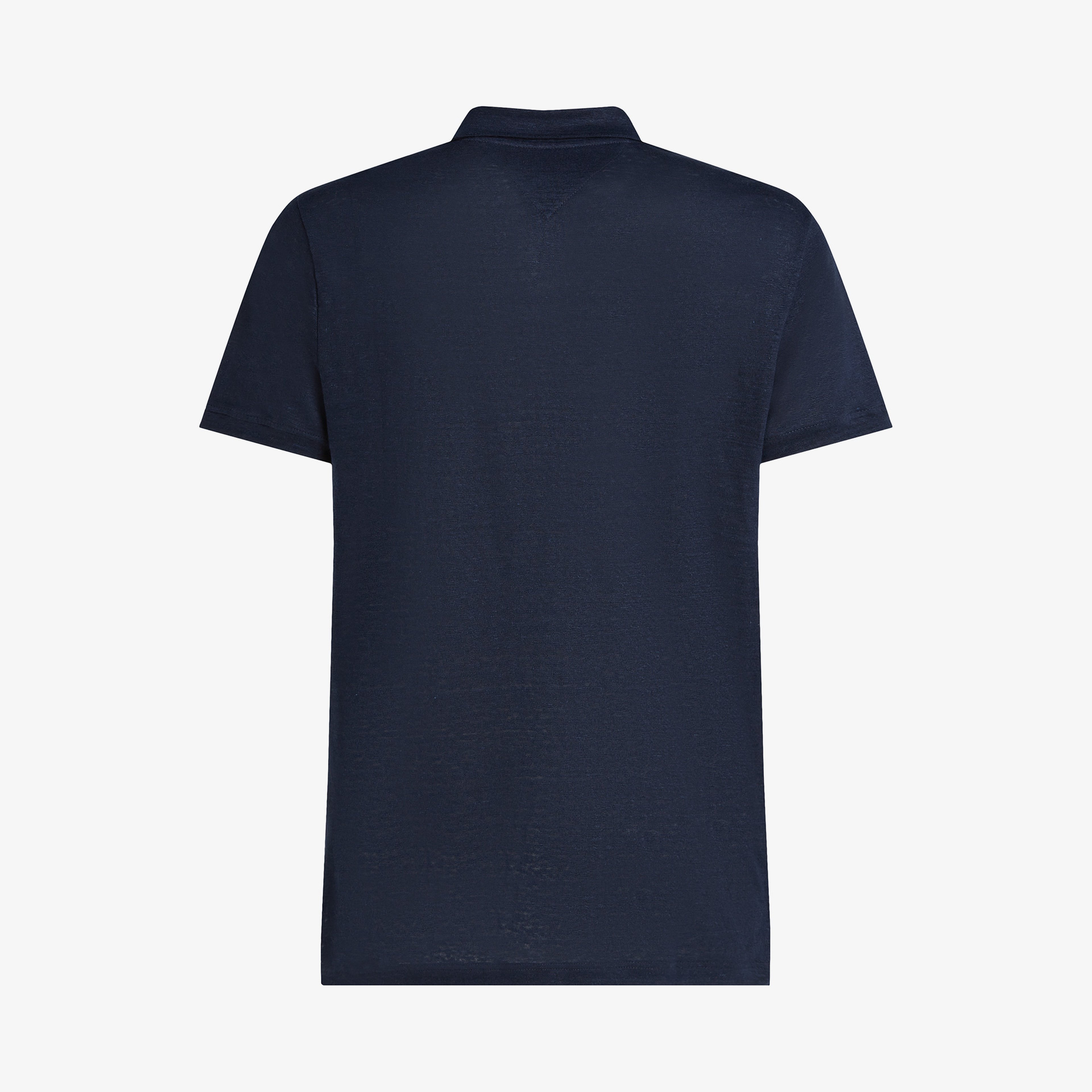 Tommy Hilfiger Pure Linen Reg Erkek Lacivert Polo