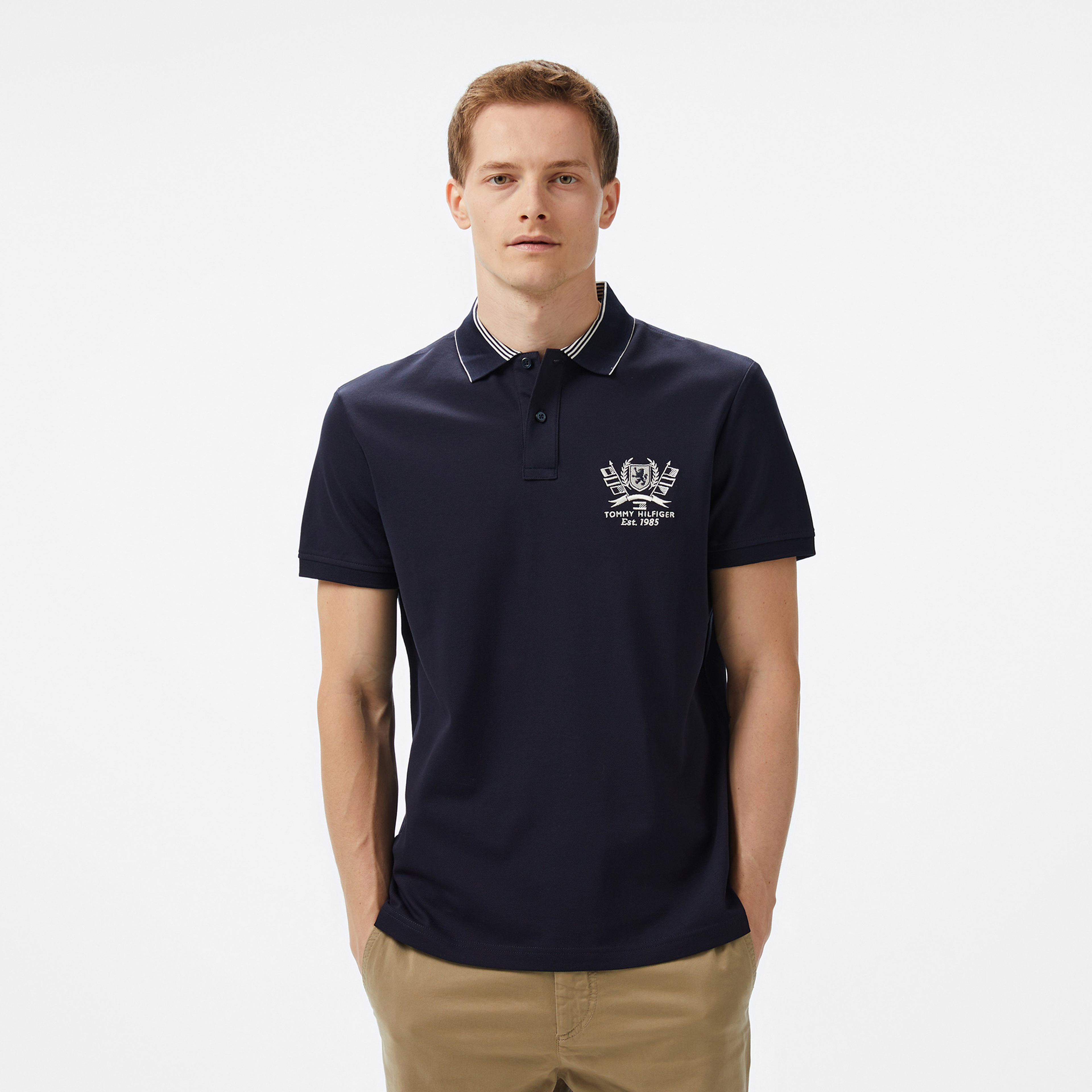 Tommy Hilfiger Icon Regular Erkek Lacivert Polo
