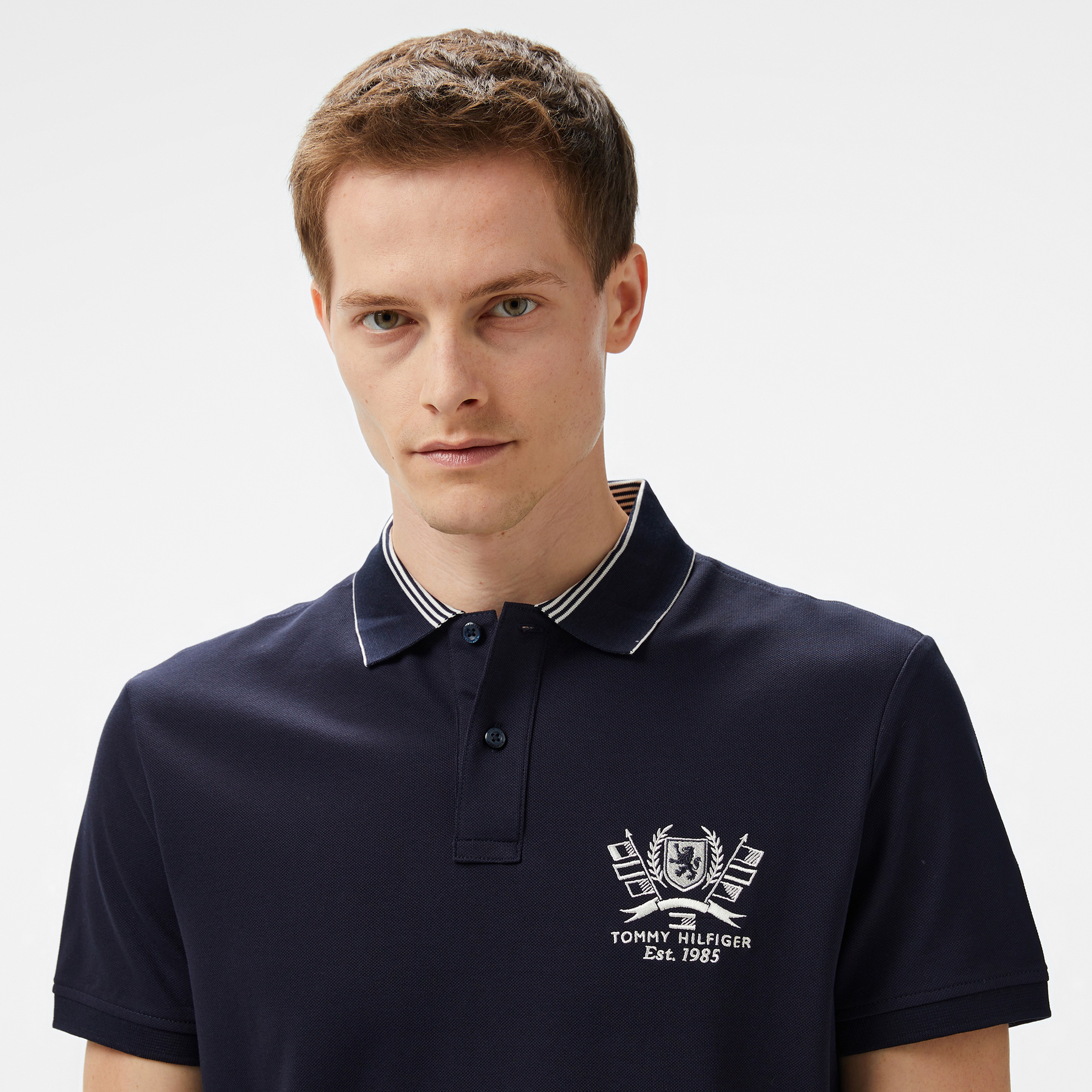 Tommy Hilfiger Icon Regular Erkek Lacivert Polo