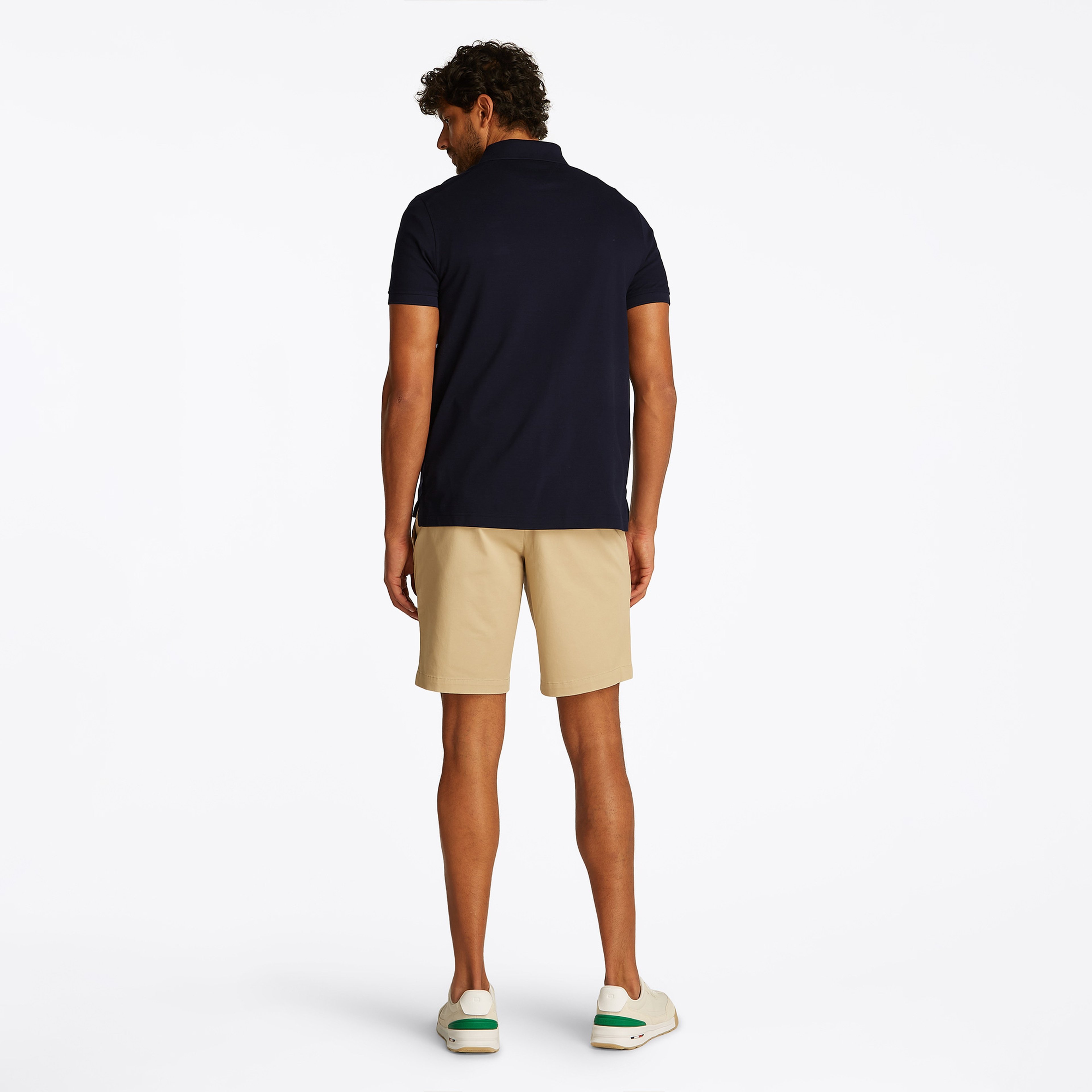 Tommy Hilfiger Dc Performance Zip Erkek Mavi Polo