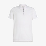 Tommy Hilfiger Dc Performance Zip Erkek Beyaz Polo