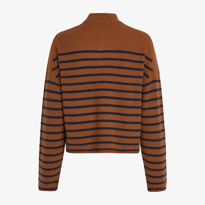 Tommy Hilfiger Kadın Kahverengi Polo