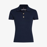 Tommy Hilfiger Slim Gold Button Kadın Lacivert Polo