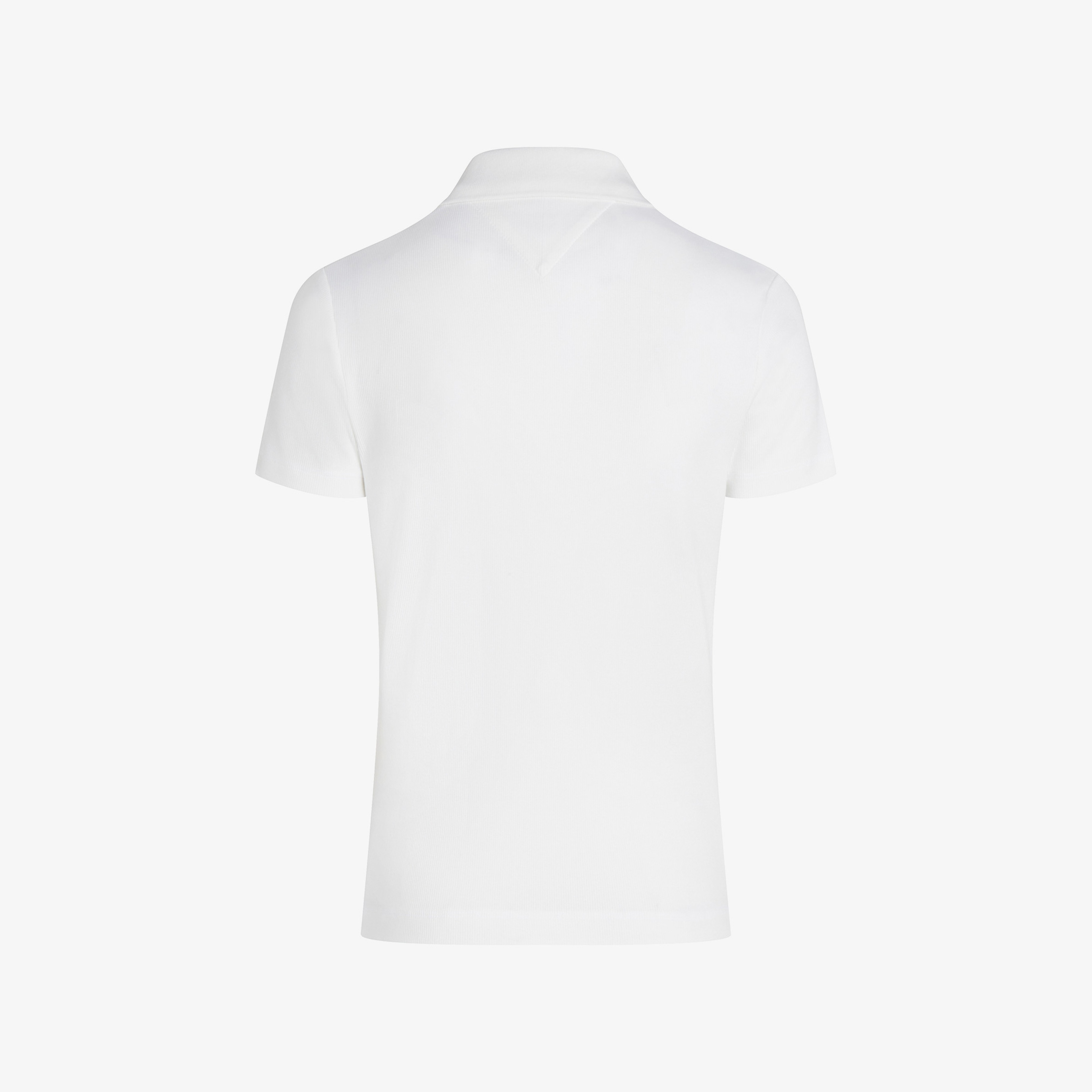 Tommy Hilfiger Slim Gold Button Kadın Beyaz Polo