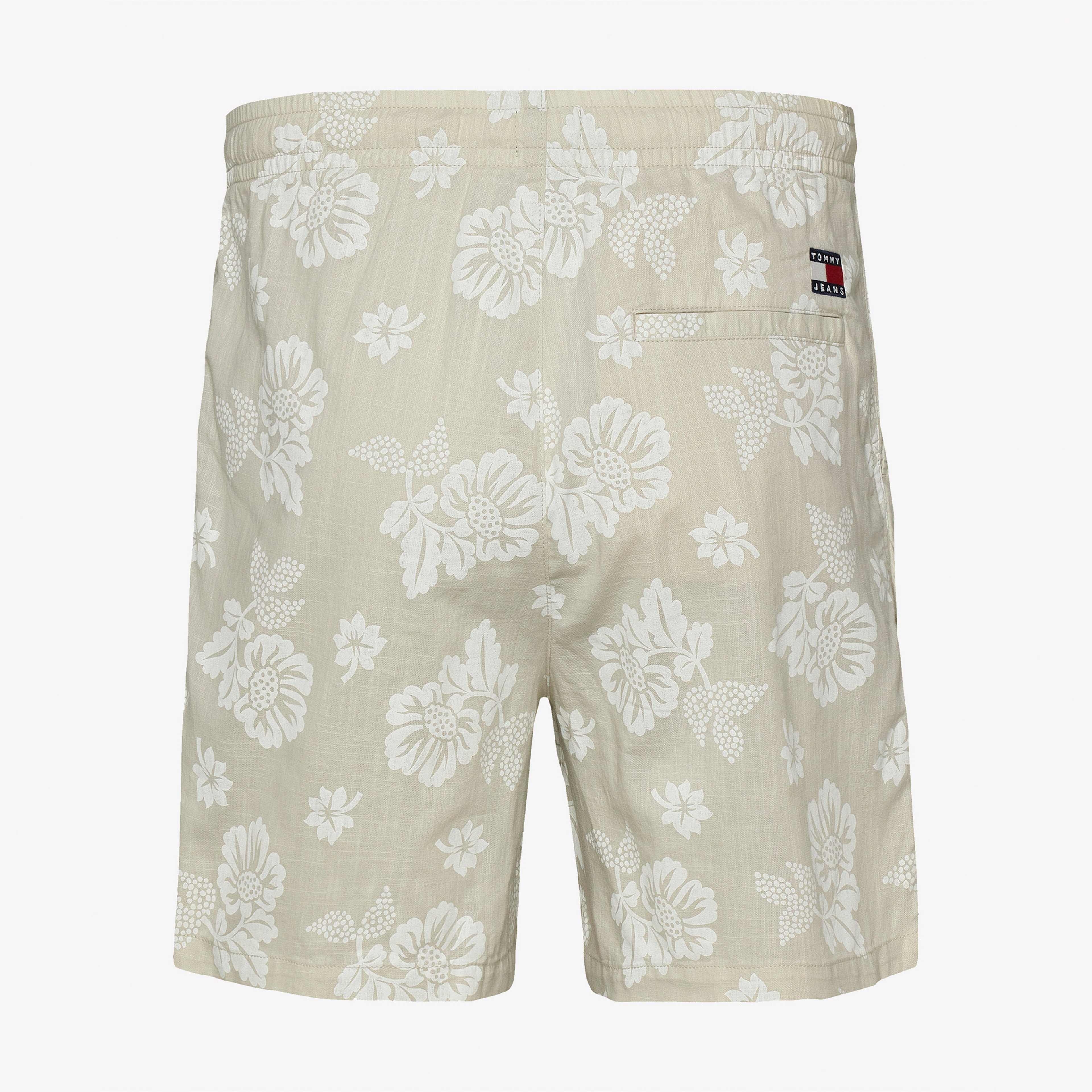 Tommy Jeans Slub Aop Beach Ext Erkek Bej Şort