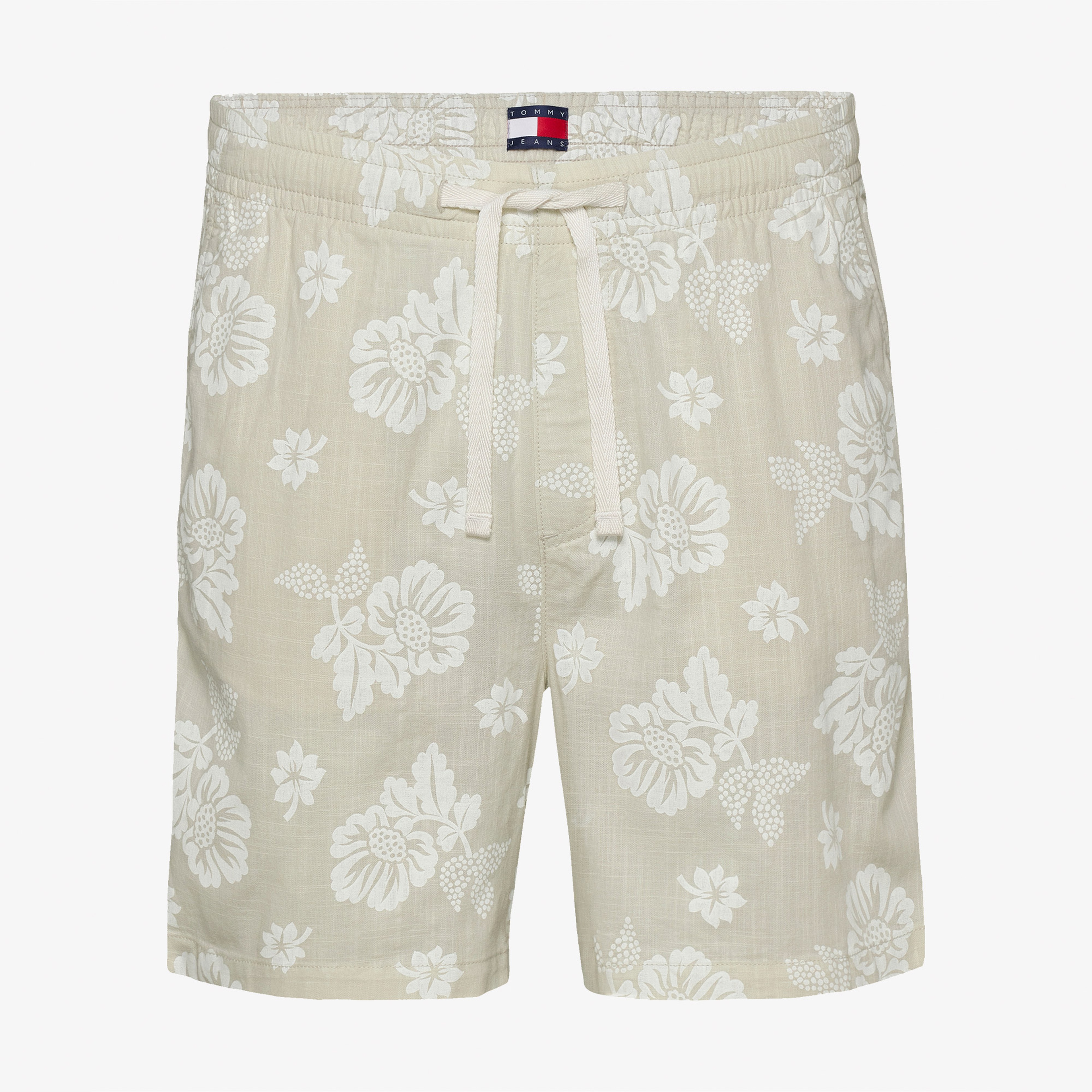 Tommy Jeans Slub Aop Beach Ext Erkek Bej Şort