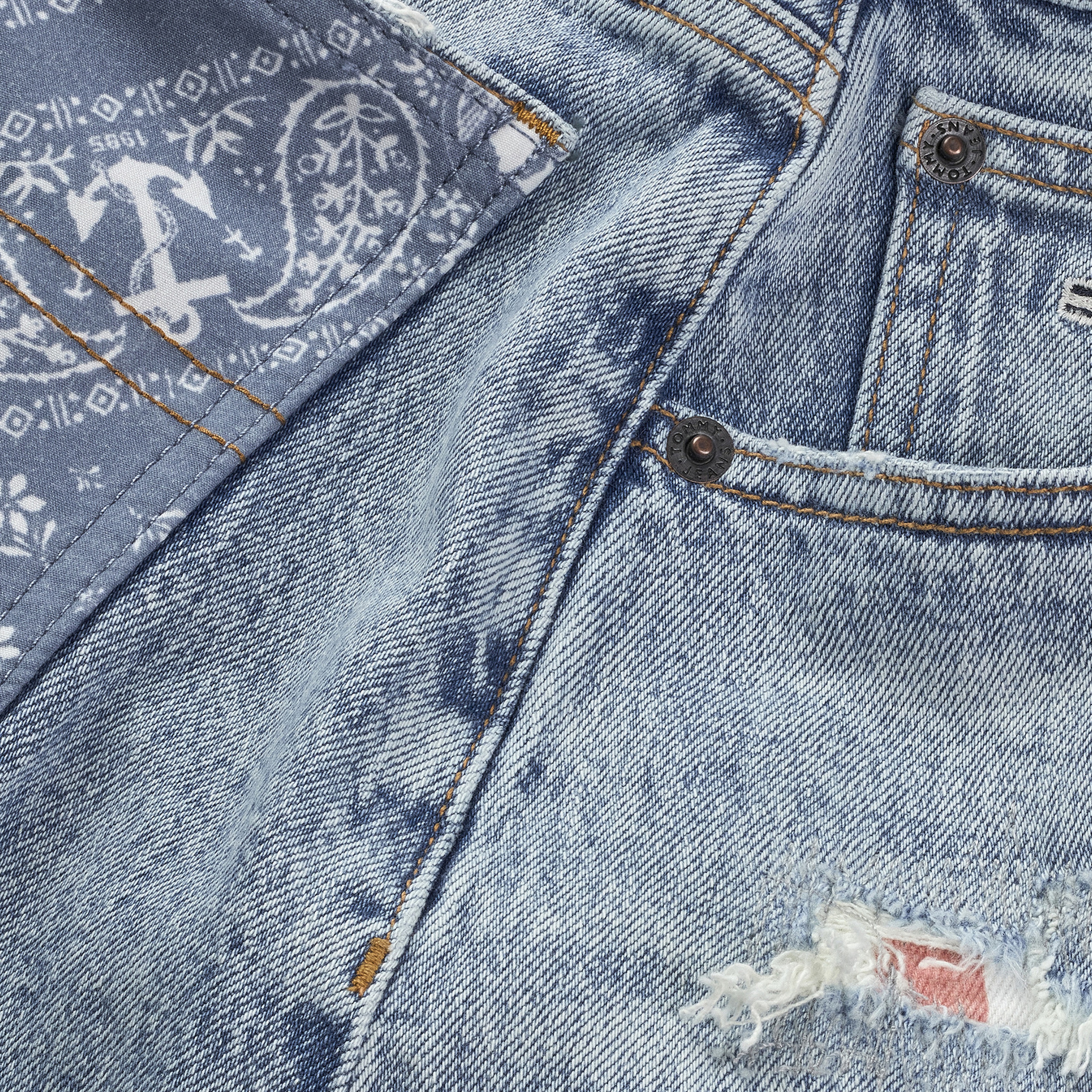 Tommy Hilfiger Hot Bi6114 Kadın Mavi Şort