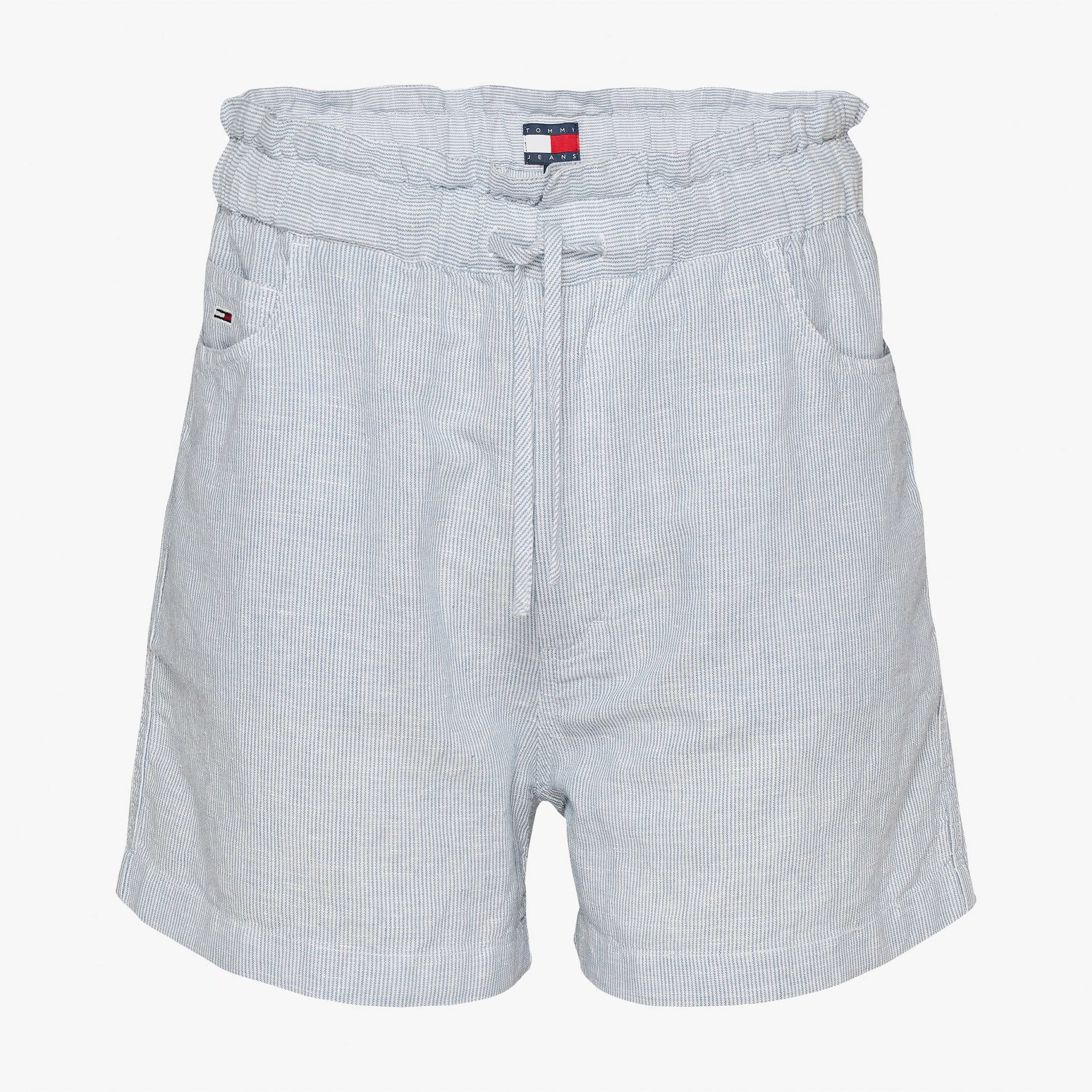 Tommy Jeans Cotton Linen Kadın Lacivert Şort