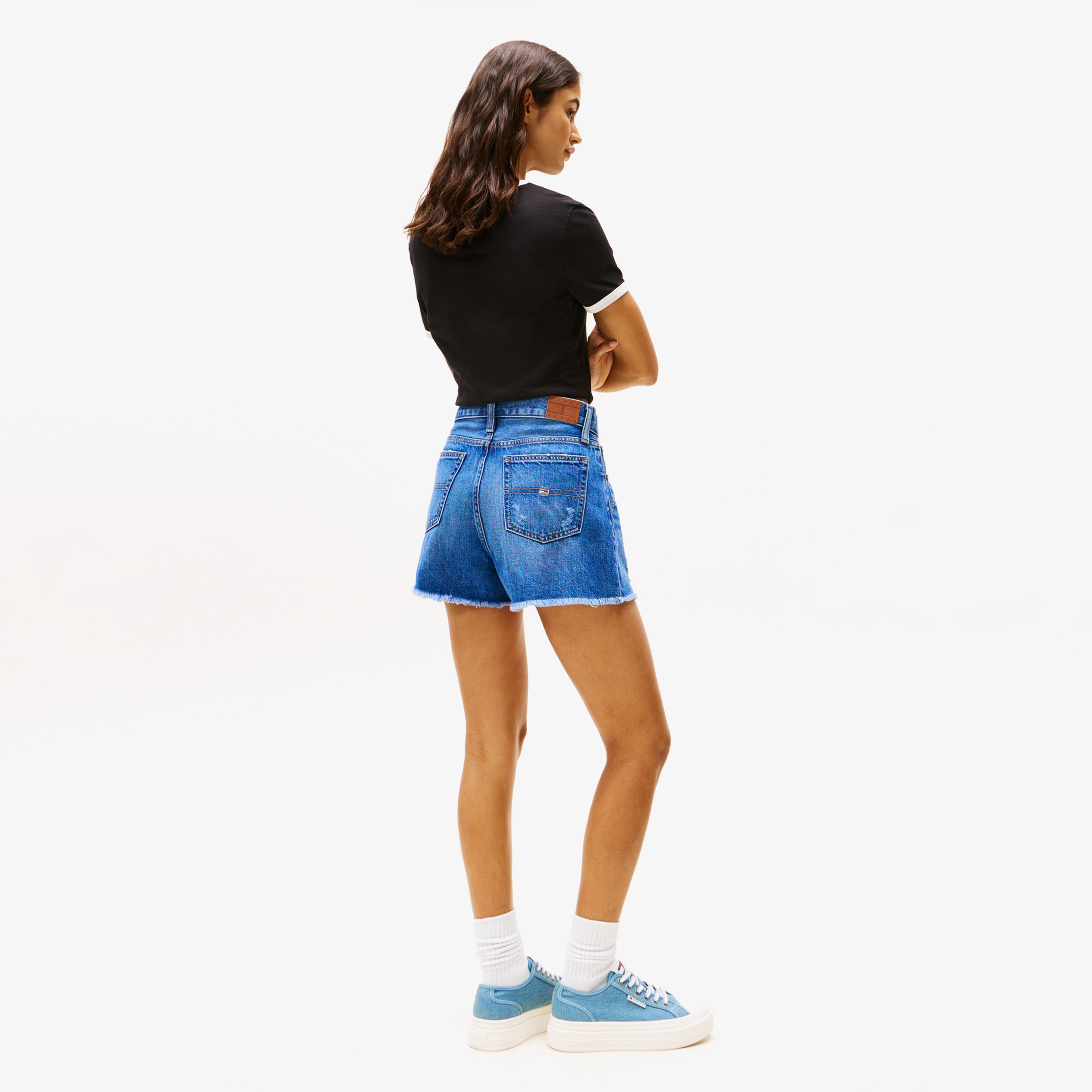Tommy Jeans Hot Bi8057 Kadın Lacivert Şort