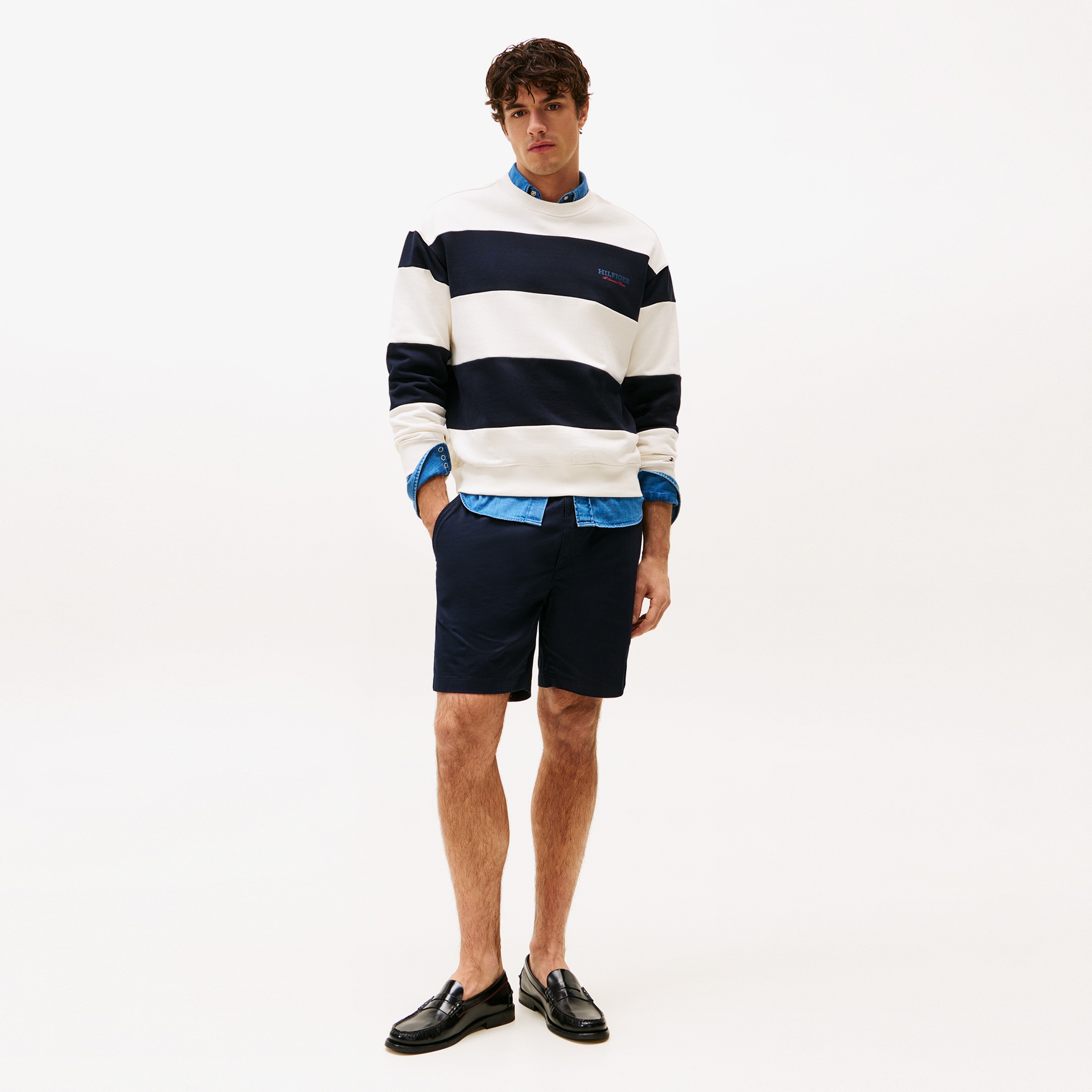 Tommy Hilfiger Mercer 7Nc Po Papertouch Erkek Mavi Şort