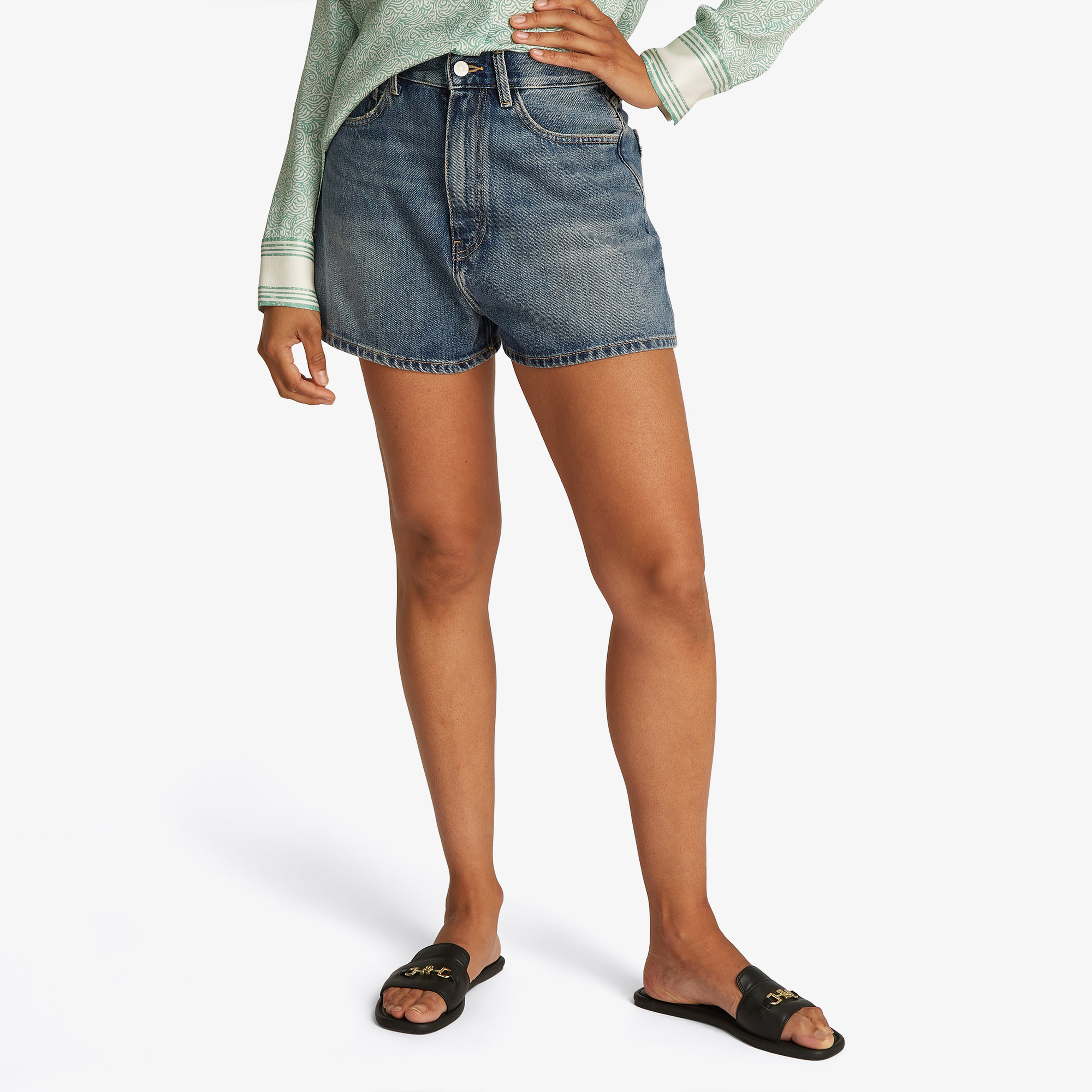 Tommy Hilfiger Dnm Mini Flare Hw Seli Kadın Lacivert Şort