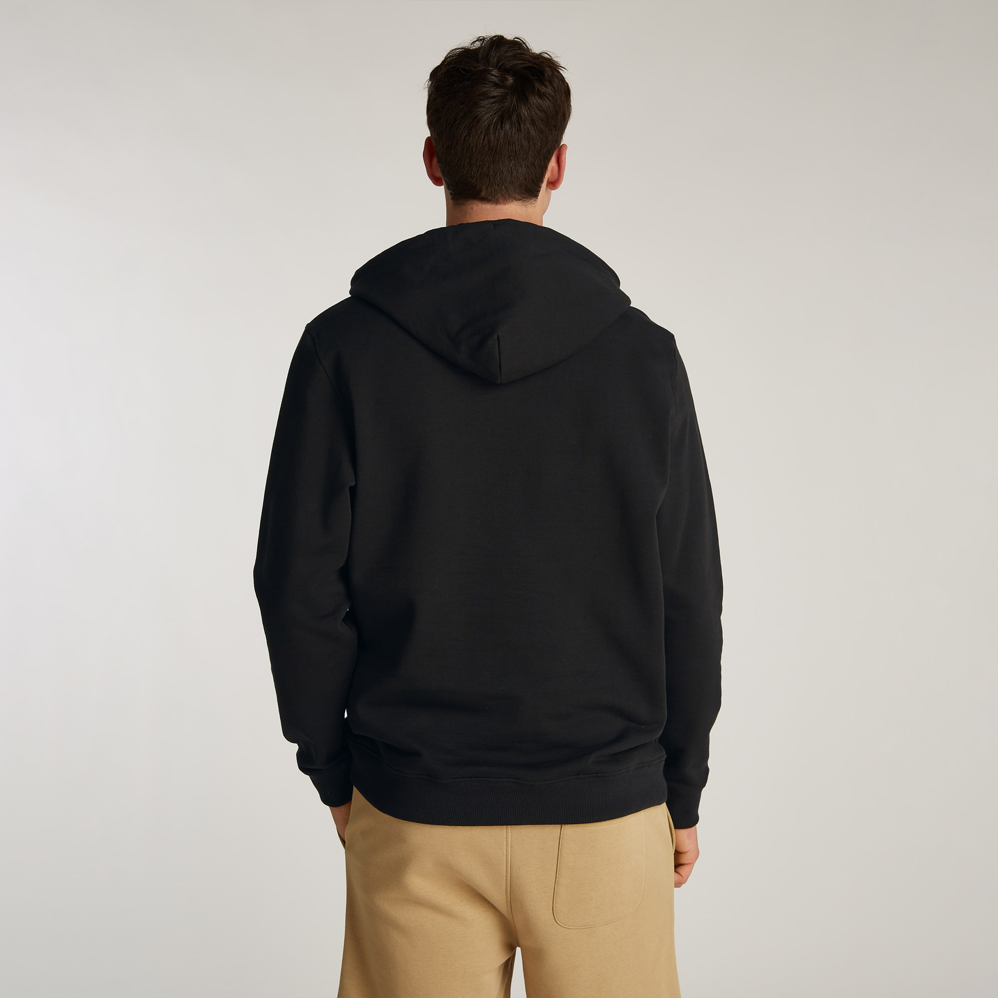 Tommy Jeans Reg Dna Flag Twist Hood Ext Erkek Siyah Sweatshirt