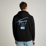 Tommy Jeans Reg Sig Twist Zipthru Ext Erkek Siyah Sweatshirt