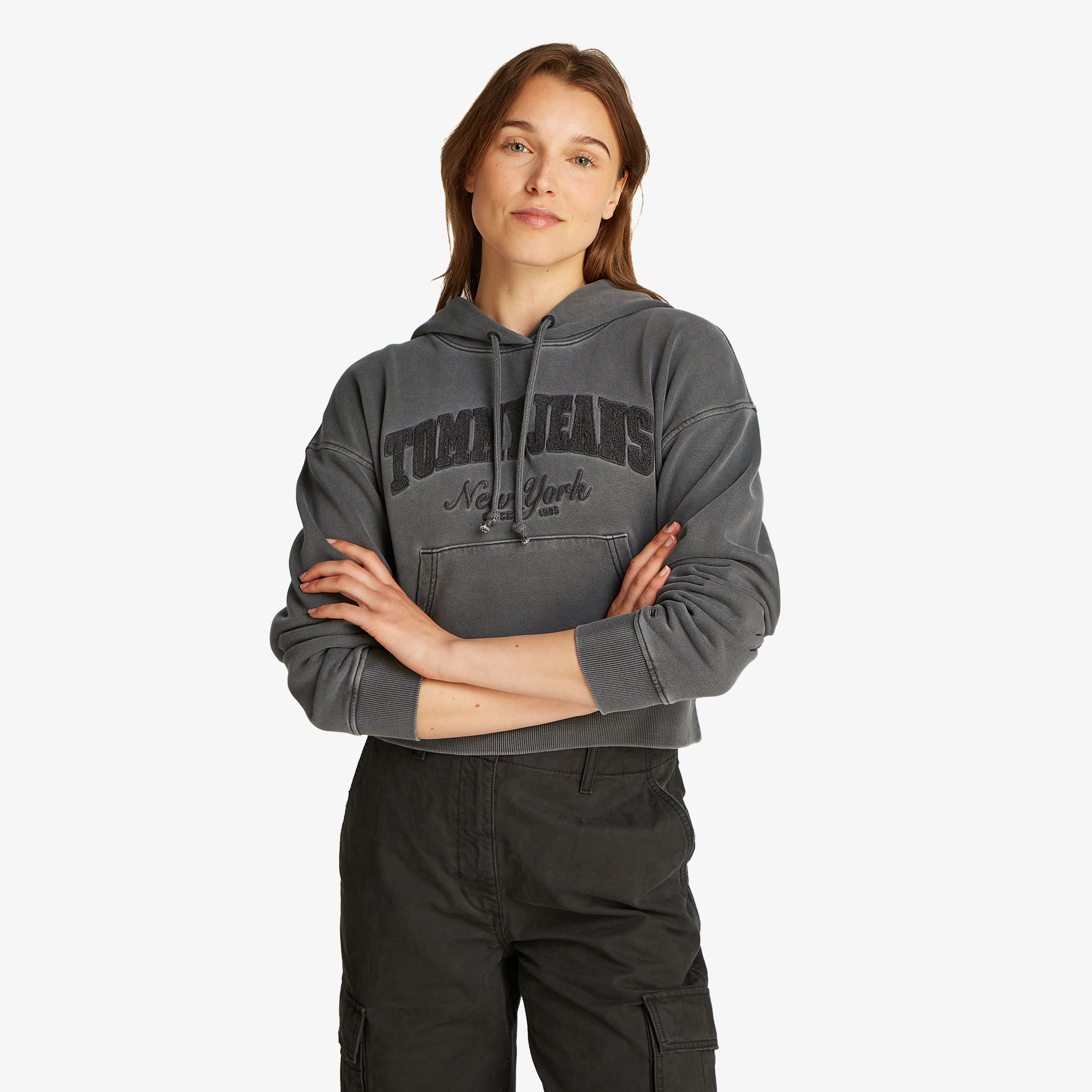 Tommy Hilfiger Kadın Siyah Sweatshirt