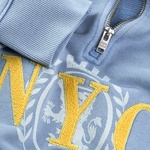 Tommy Jeans Tjcw Varsity Graphic Kadın Mavi Sweatshirt