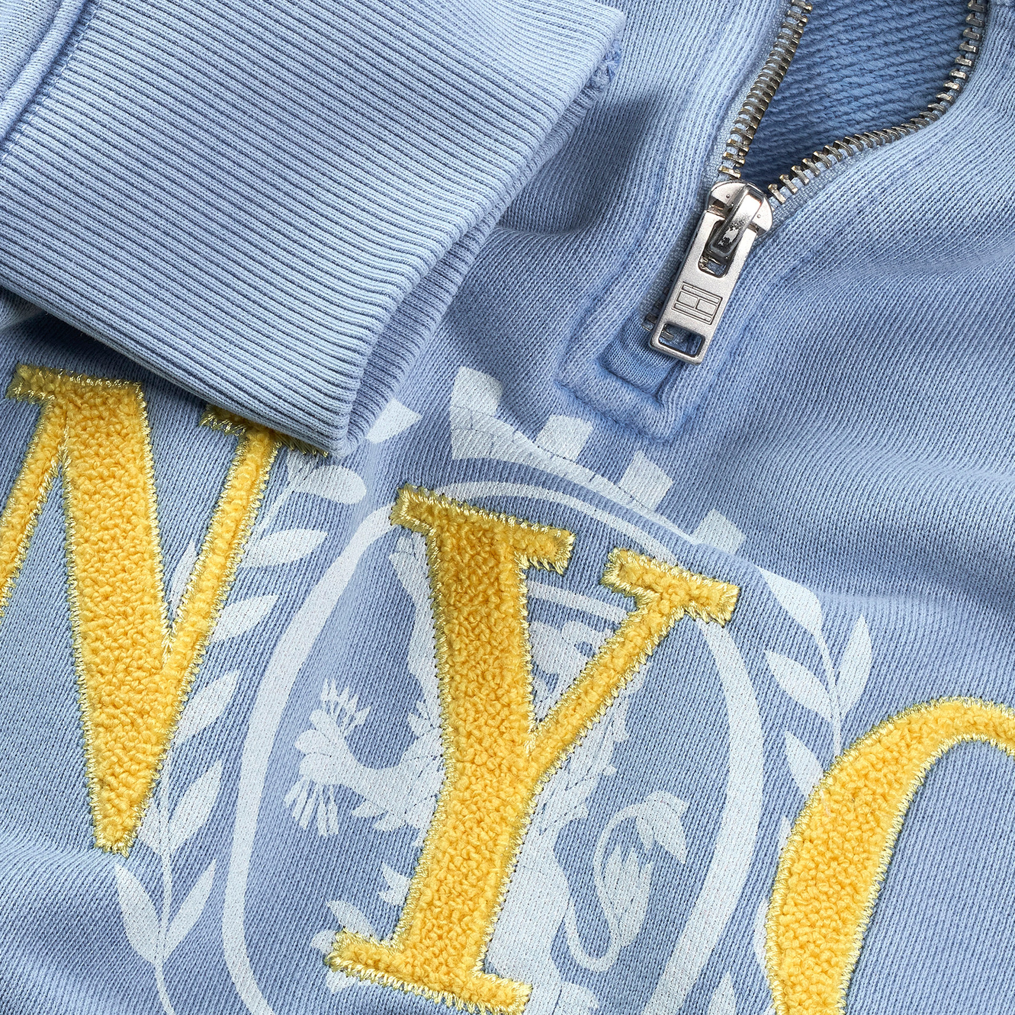 Tommy Jeans Tjcw Varsity Graphic Kadın Mavi Sweatshirt