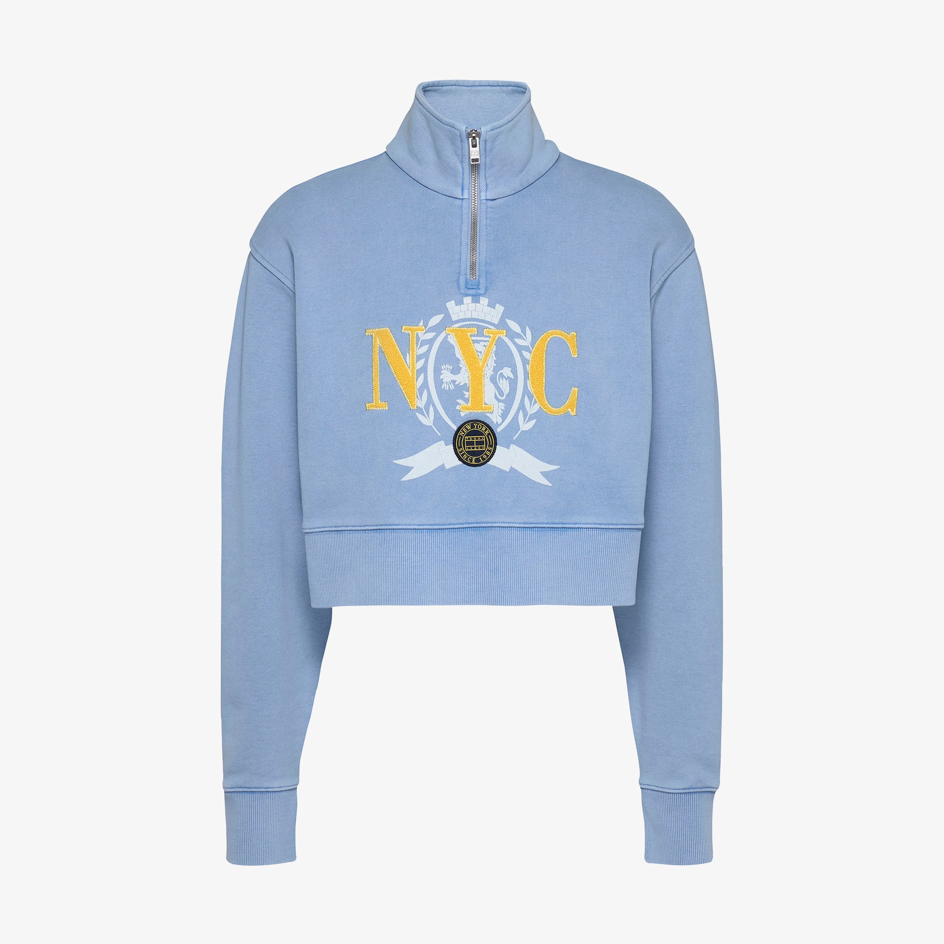 Tommy Jeans Tjcw Varsity Graphic Kadın Mavi Sweatshirt