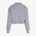 Tommy Jeans Crop Cneck Collar Kadın Gri Sweatshirt