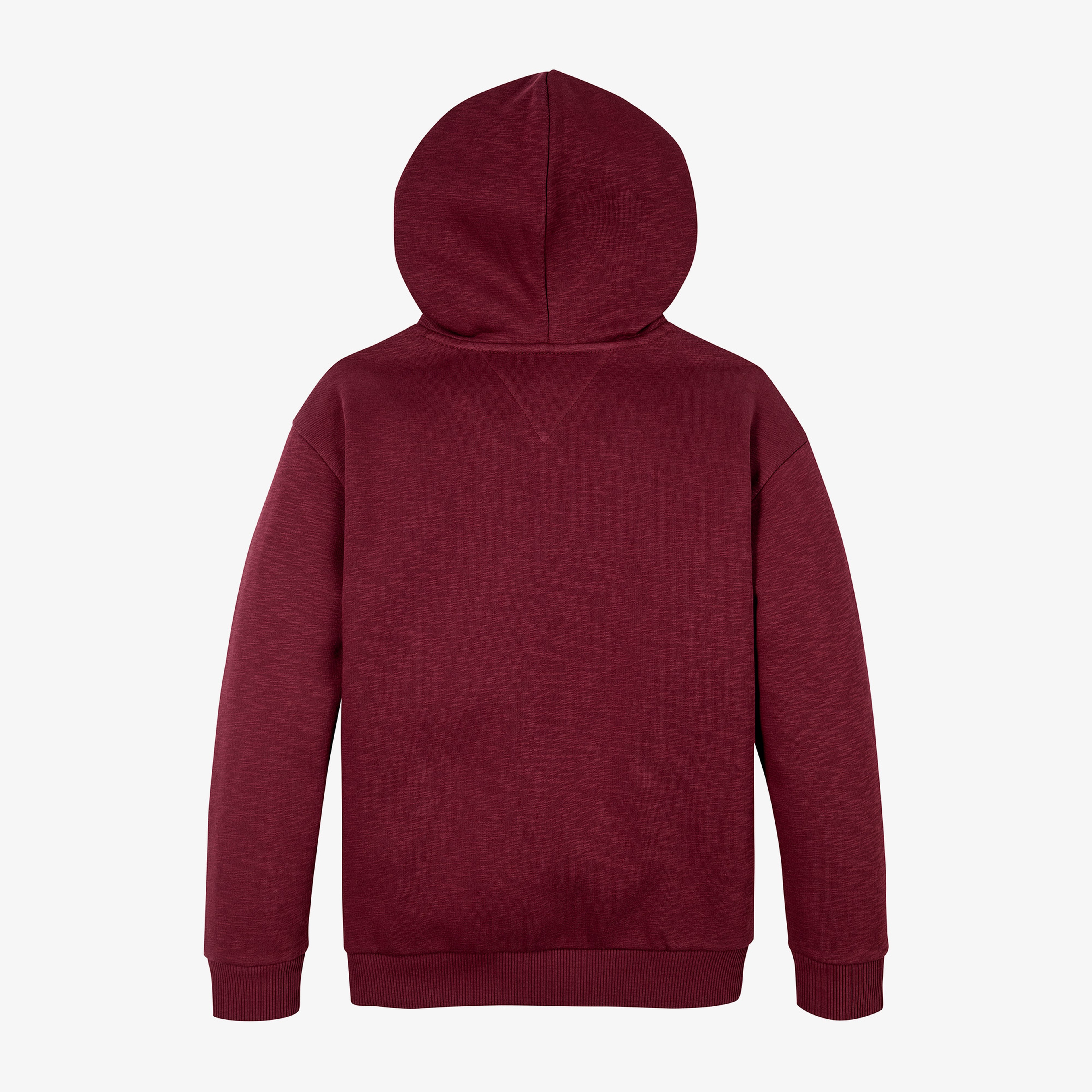 Tommy Hilfiger Flag Slub Fleece Çocuk Bordo Hoodie